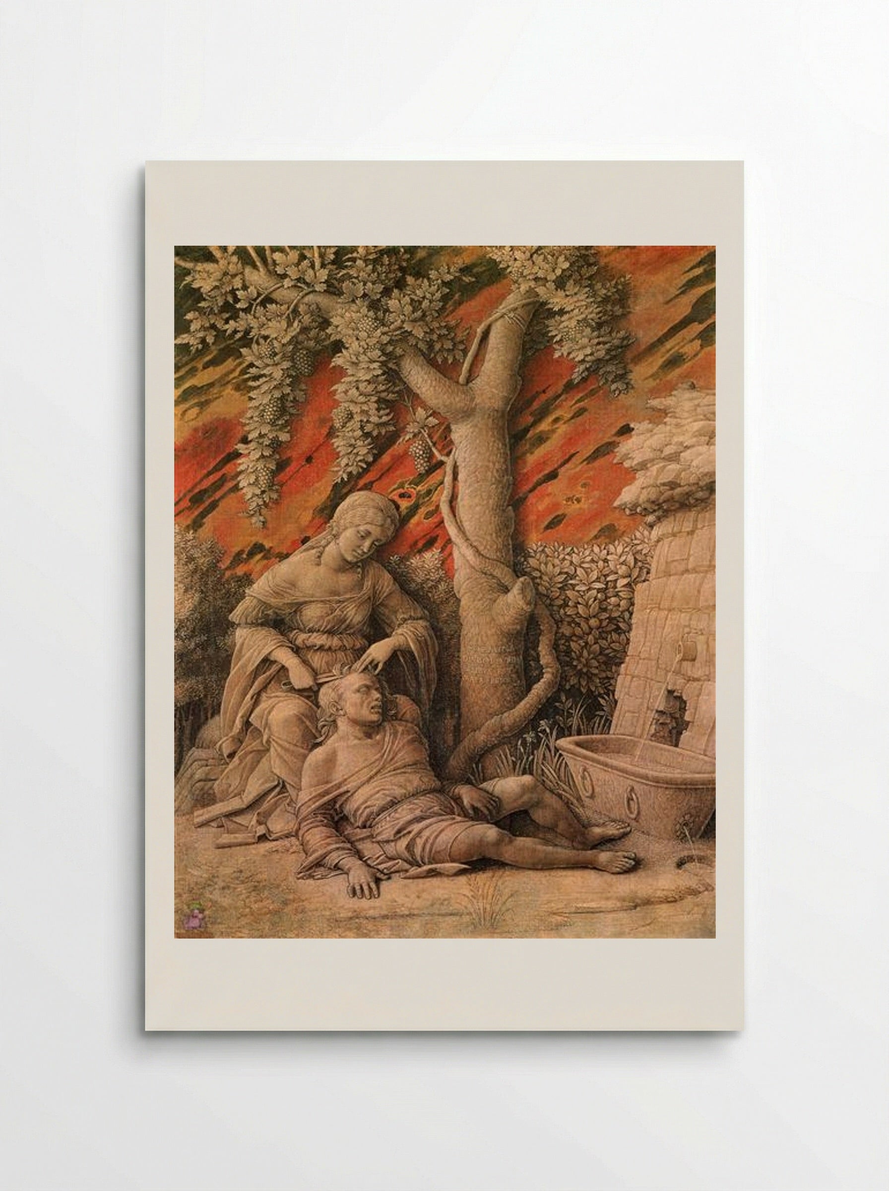 Samson and Delilah - Andrea Mantegna - Poster
