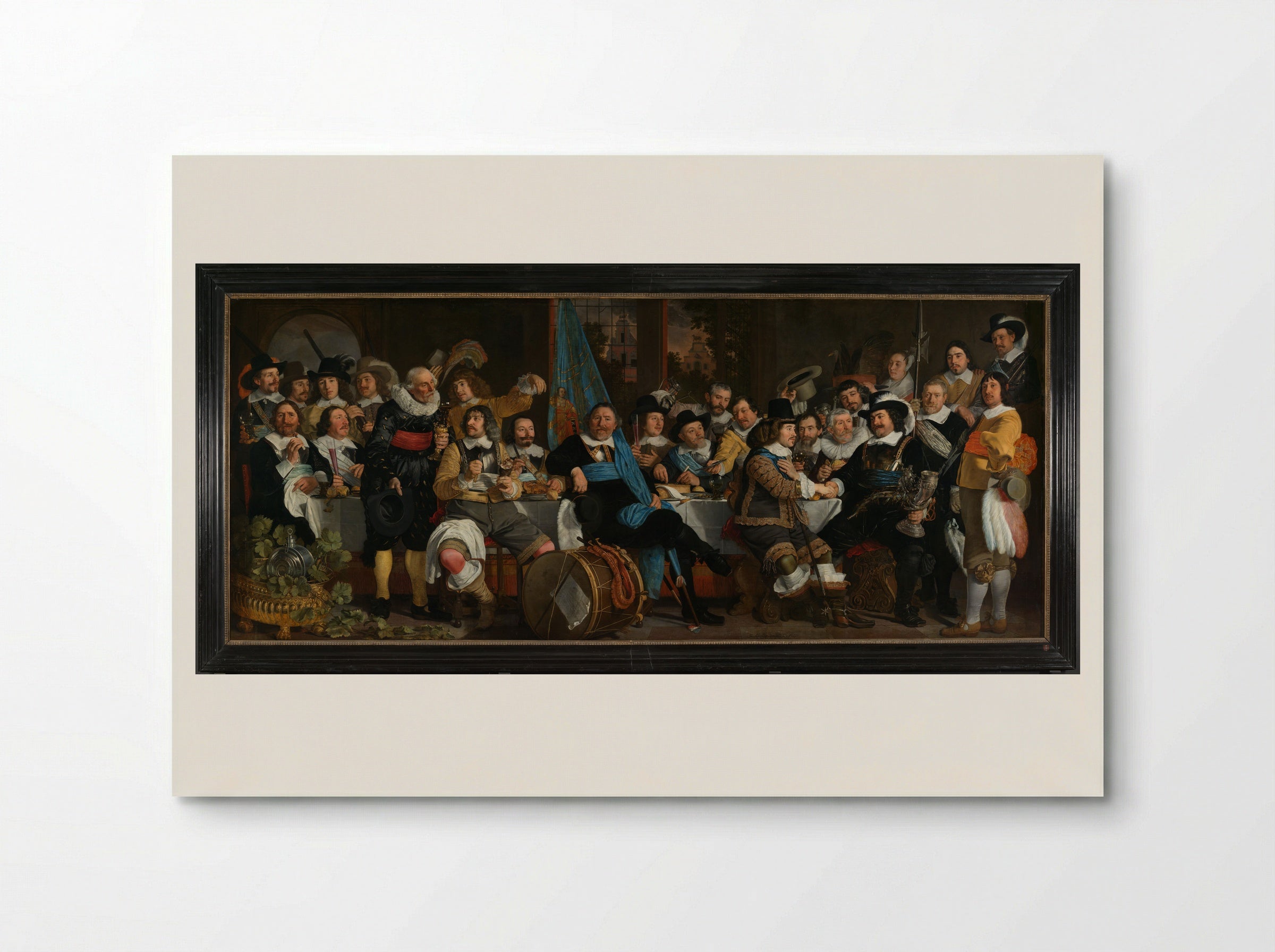 Schuttersmaaltijd ter viering van de Vrede van Munster - Bartholomeus van der Helst - Poster