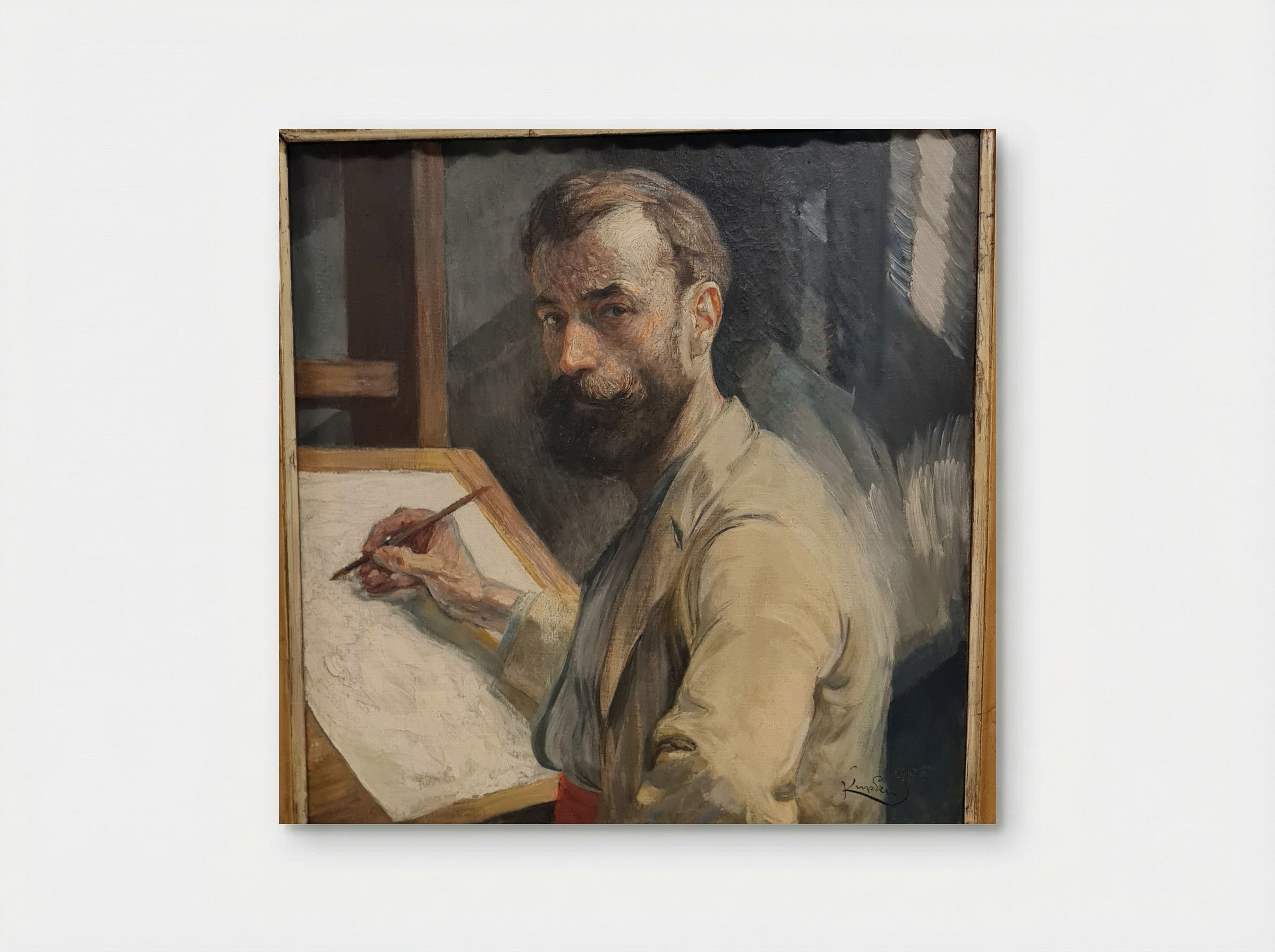 Self-Portrait with Wife - František Kupka - Poster