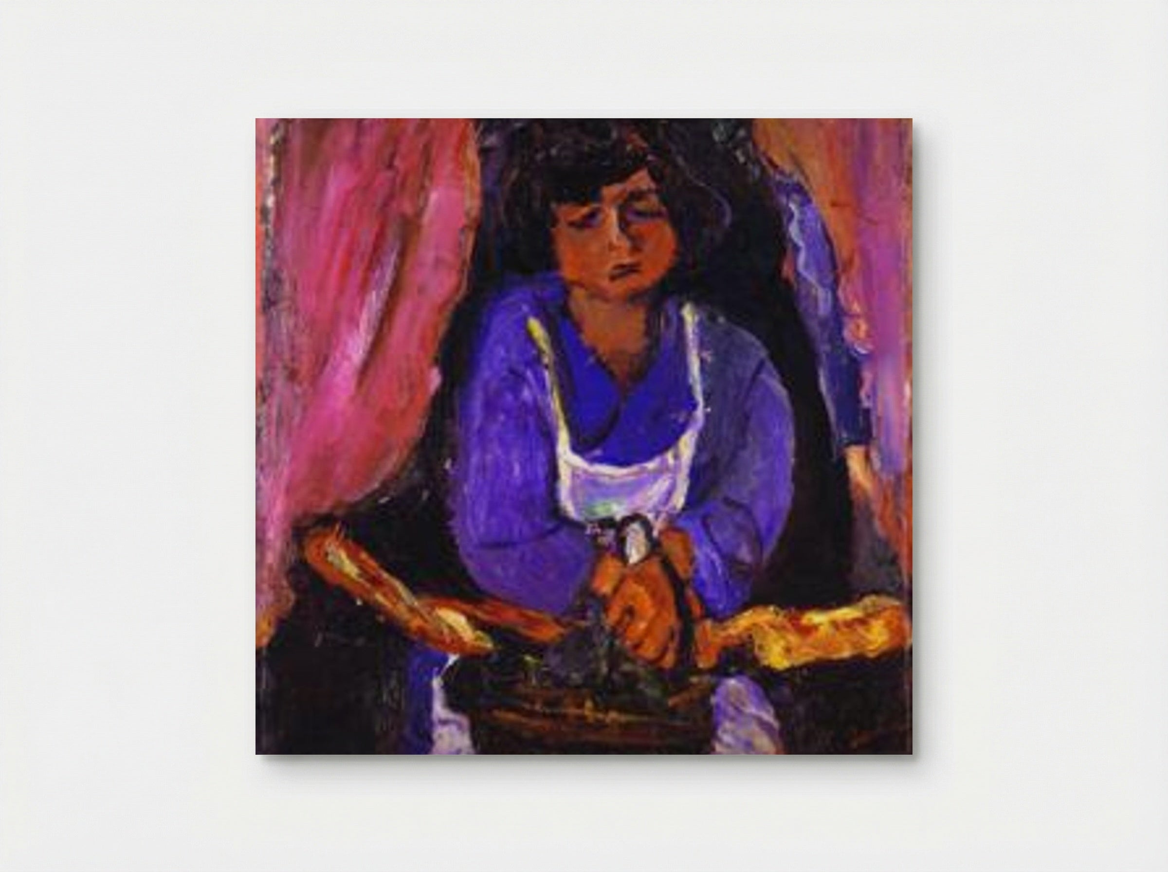 Servant Girl in Blue - Chaim Soutine - Poster