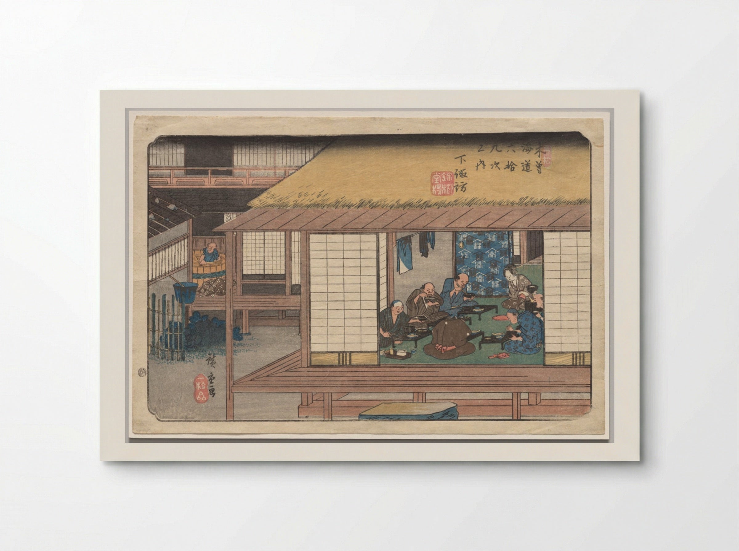 Shimosuwa, from Sixty-Nine Stations of the Kisokaidō - Utagawa Hiroshige - Poster