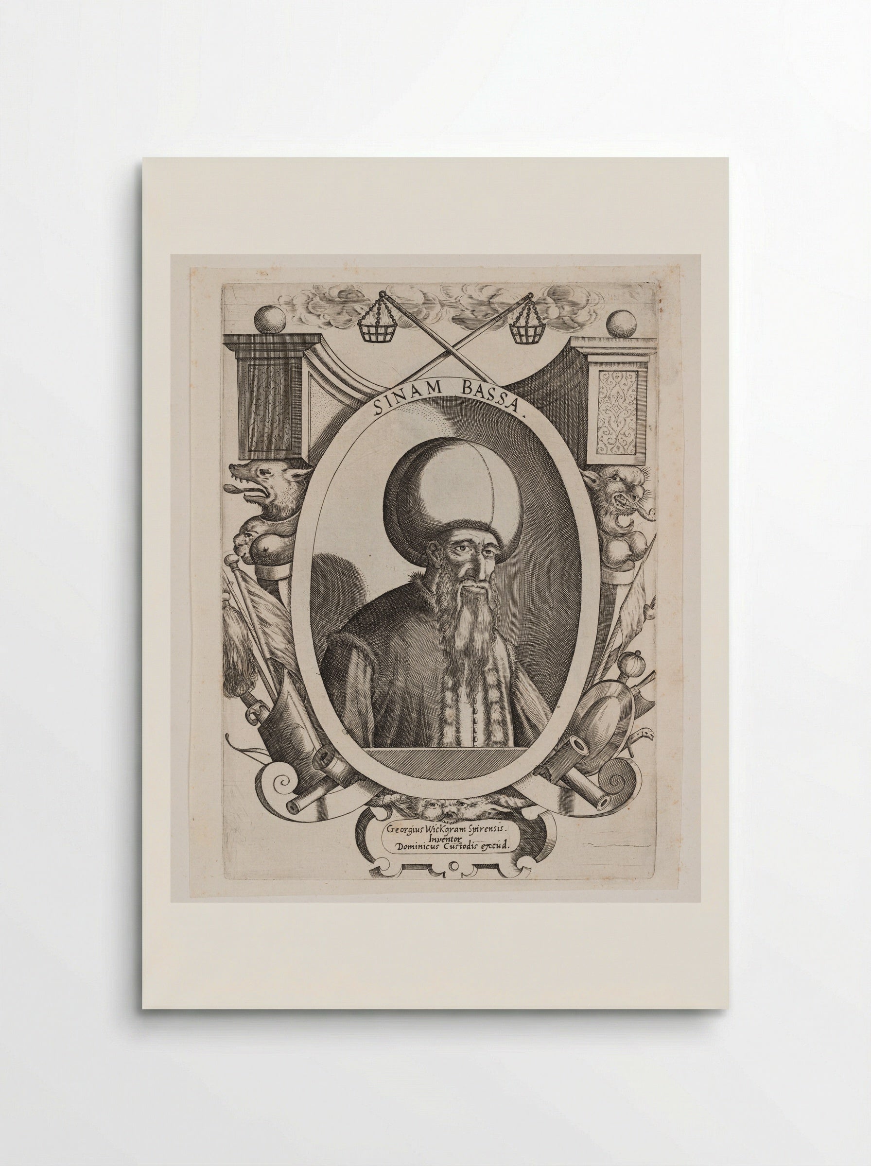 Sinam Bassa - Dominicus Custos - Poster