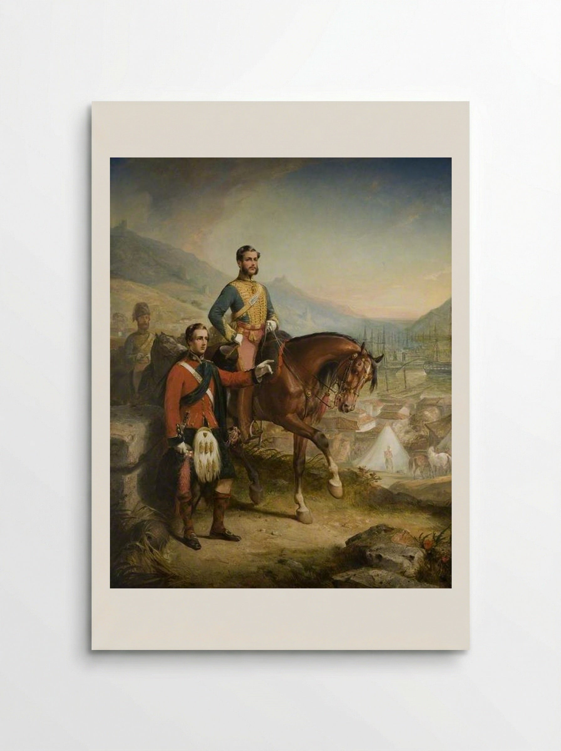 Sir Edward Cockburn and Colonel George Cockburn - Thomas Jones Barker - Poster