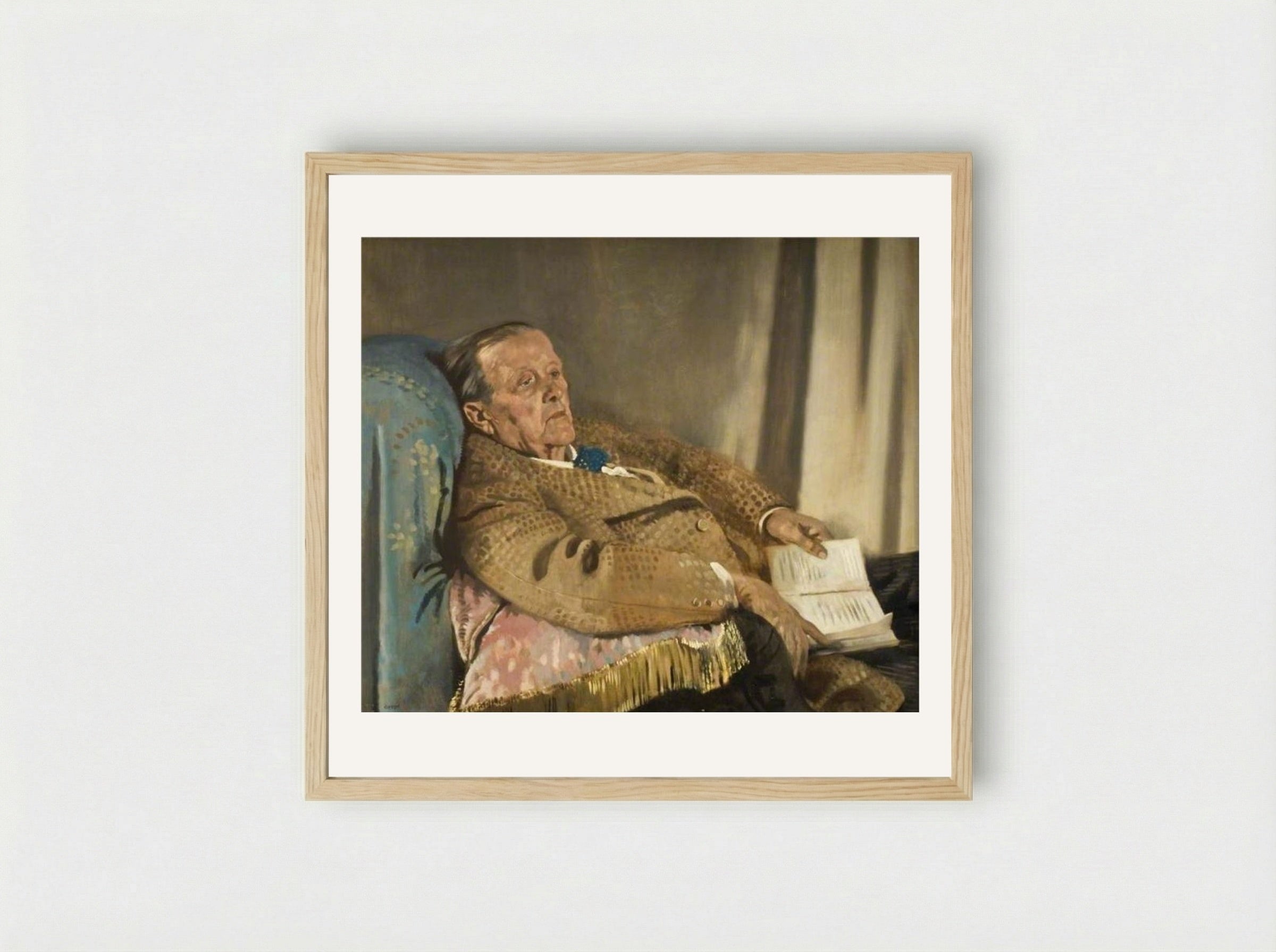 Sir Edwin Ray Lankester - William Orpen - Framed Print Wood