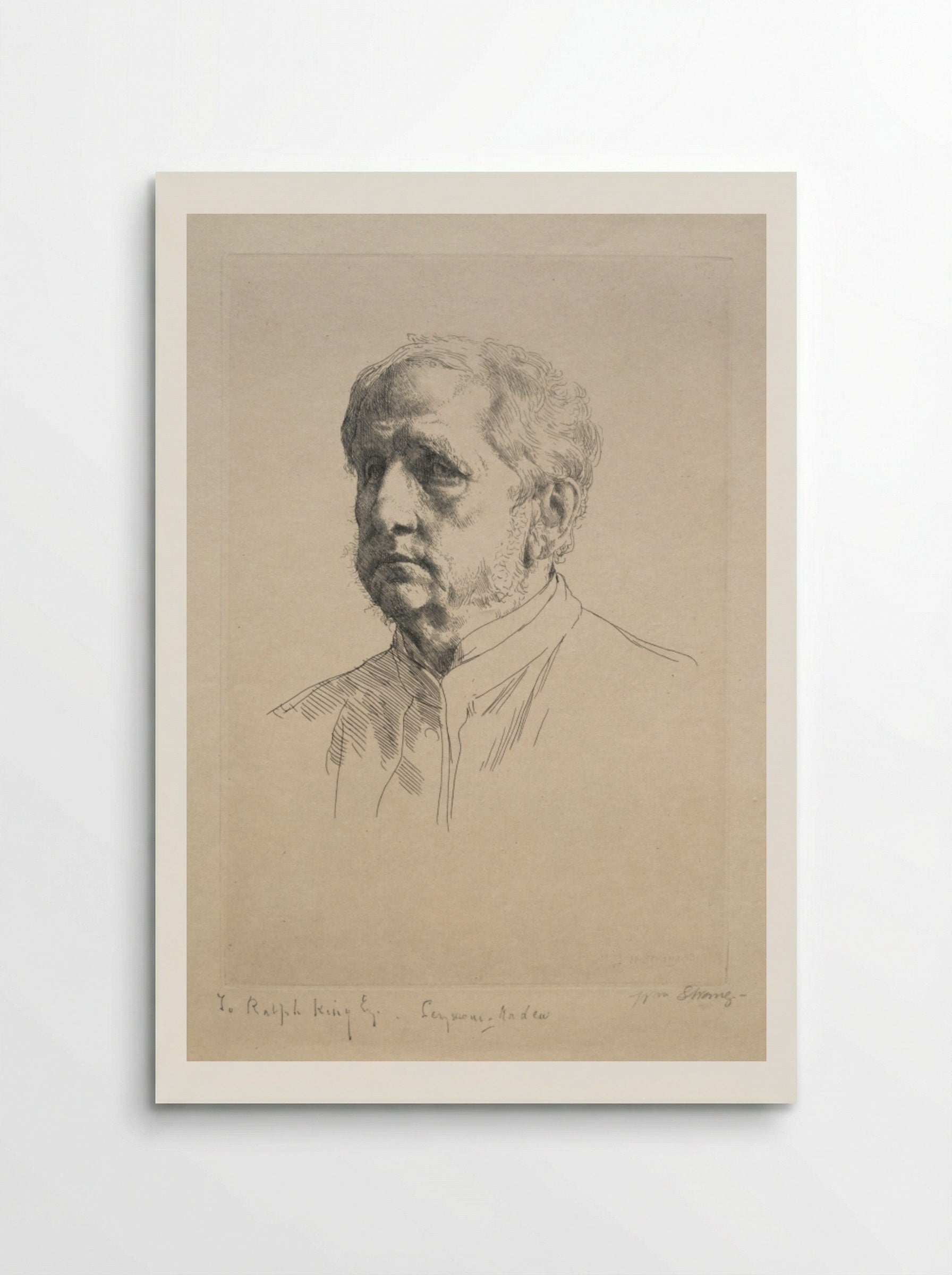 Sir Francis Seymour Haden - William Strang - Poster