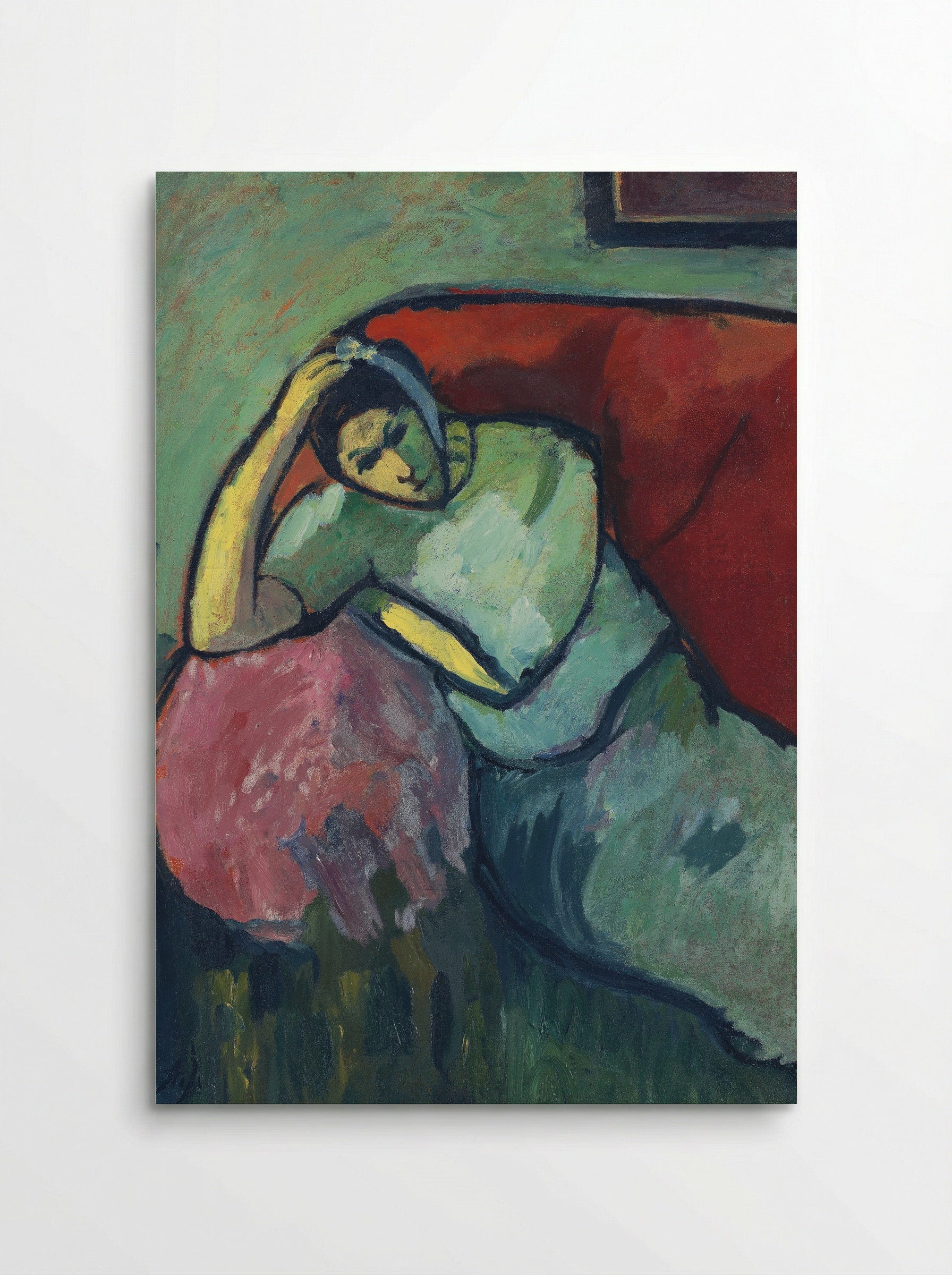 Sitzende Frau - Alexej von Jawlensky - Poster