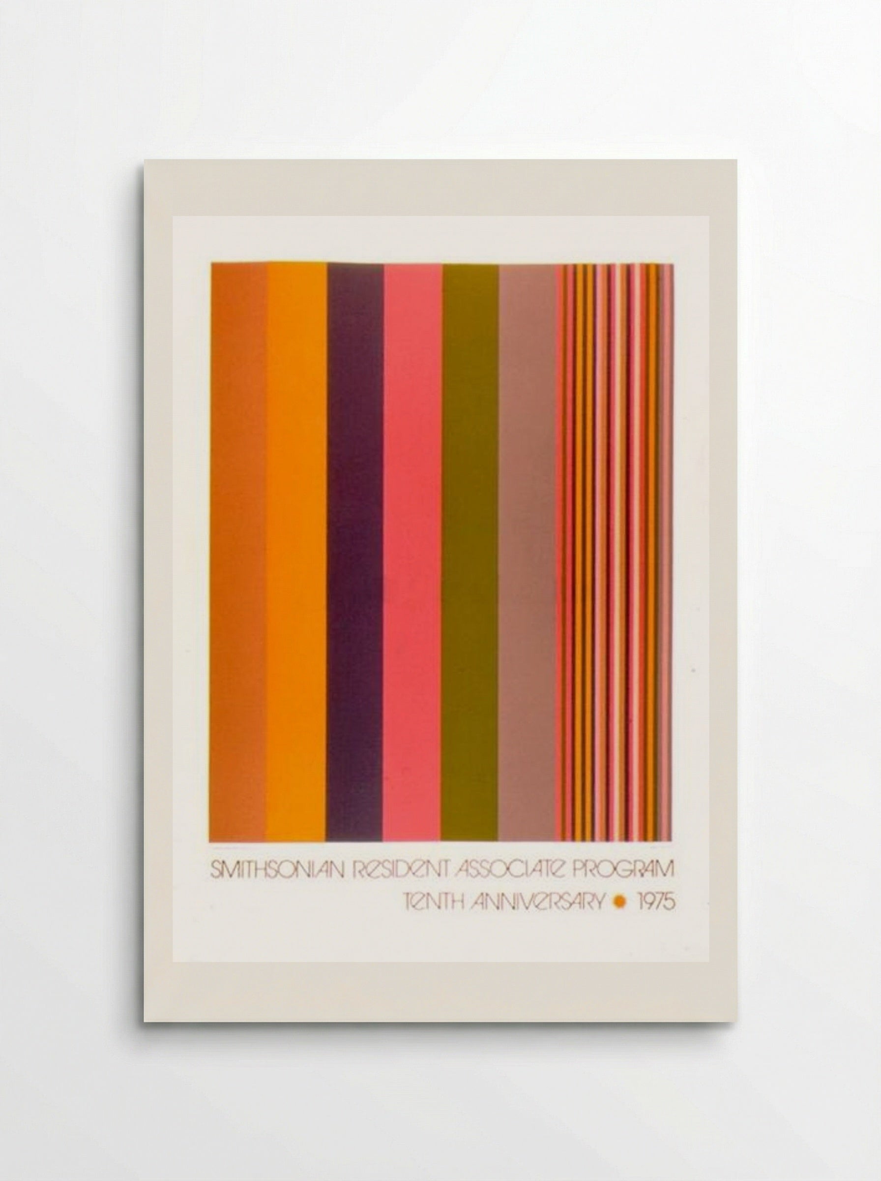 Smithsonian Resident Associate Program Tenth Anniversary Poster - Gene Davis - Poster