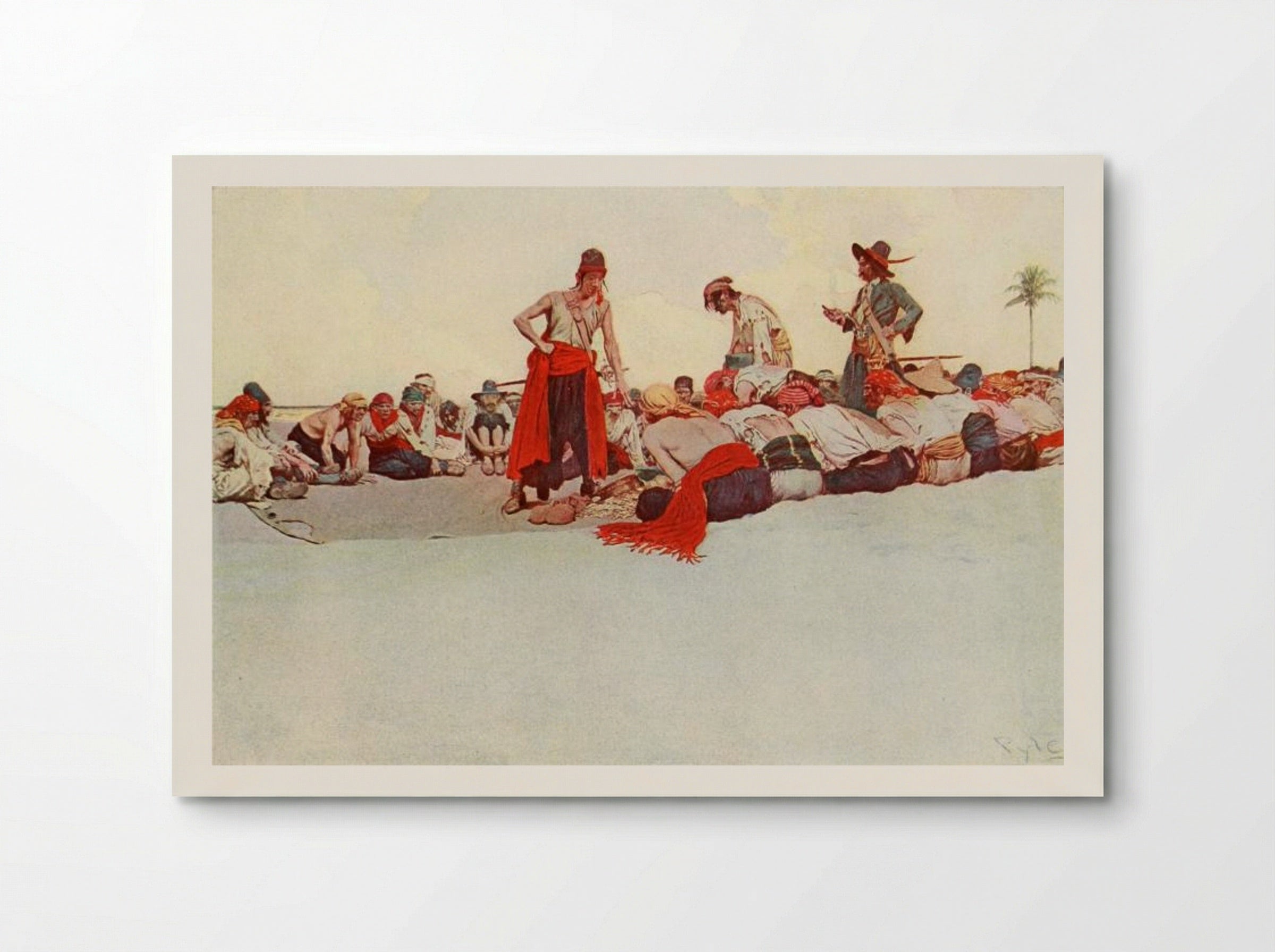 So the Treasure Was Divided - Howard Pyle - Poster