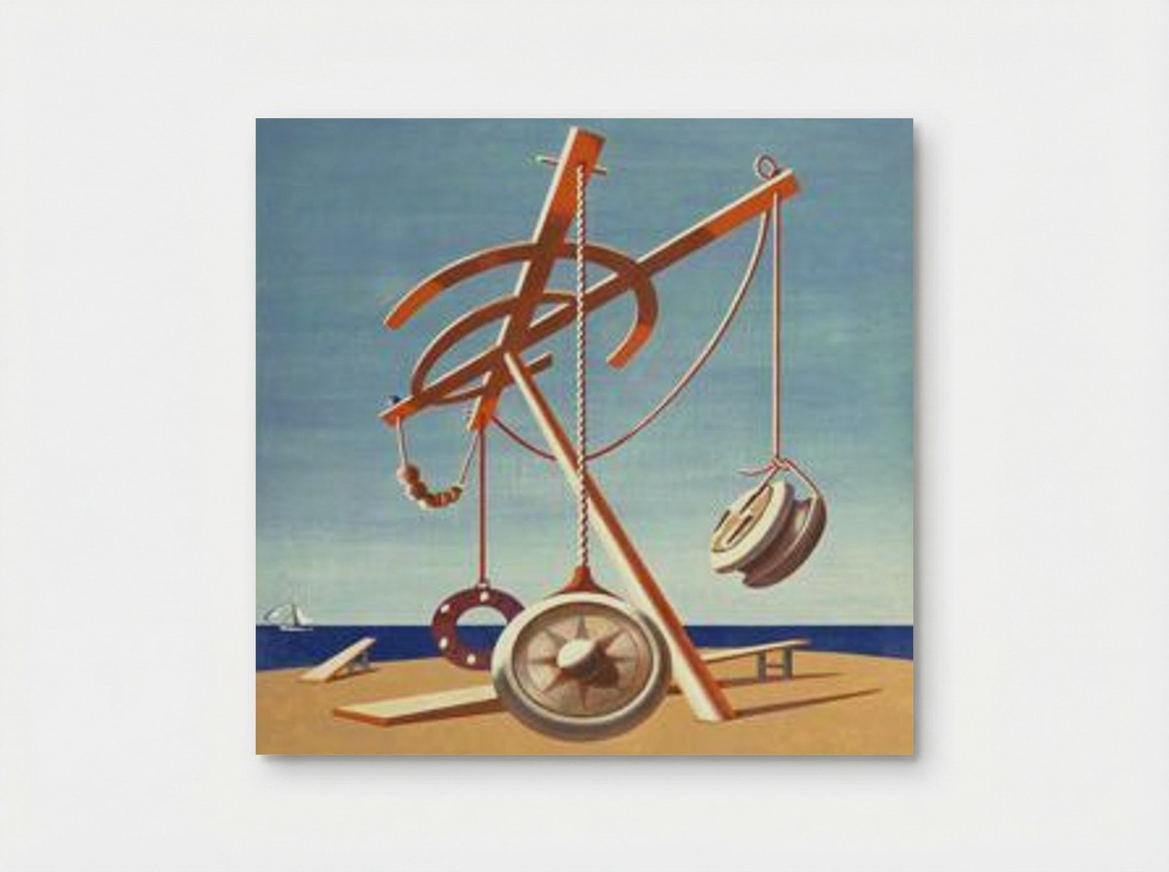 Souvenir of Fiumicino - Edward Wadsworth - Poster