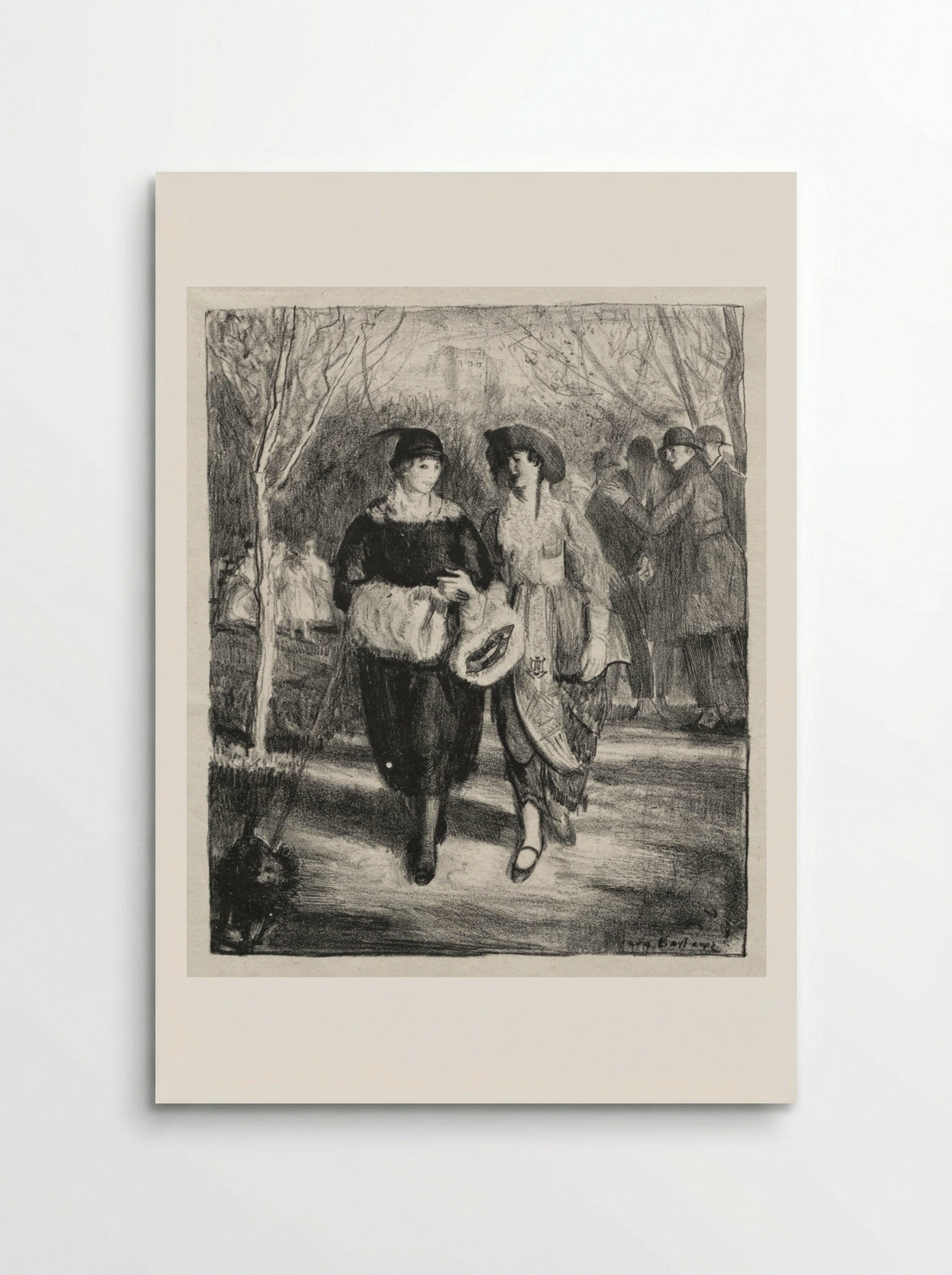 Spring, Central Park - George Bellows - Poster
