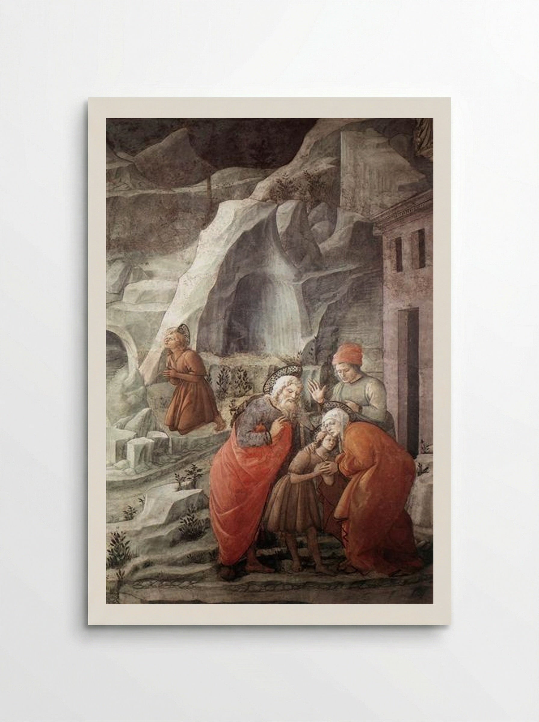St. John Taking Leave of his Parents - Filippo Lippi - Poster