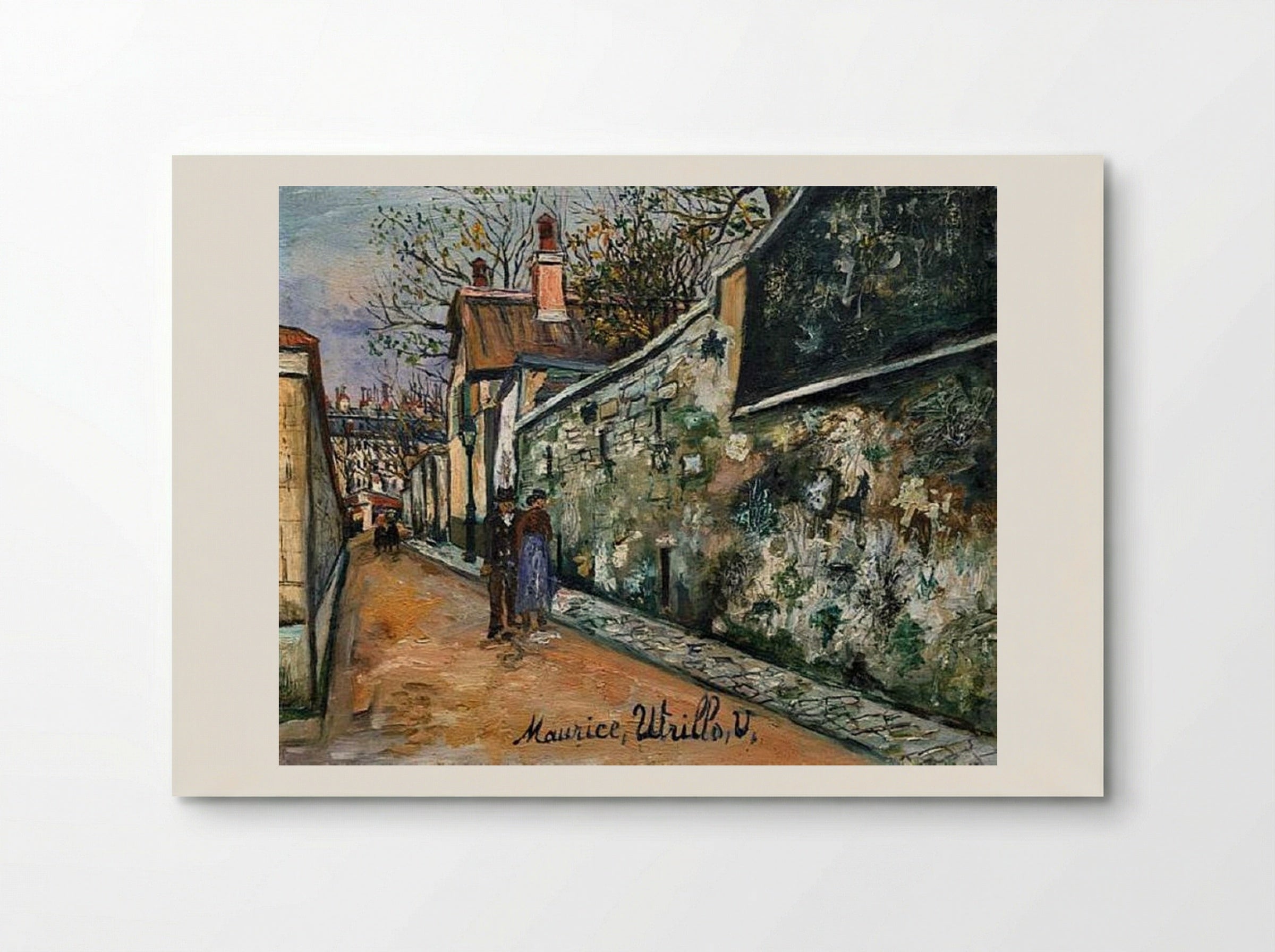 St. Vincent Street - Maurice Utrillo - Poster