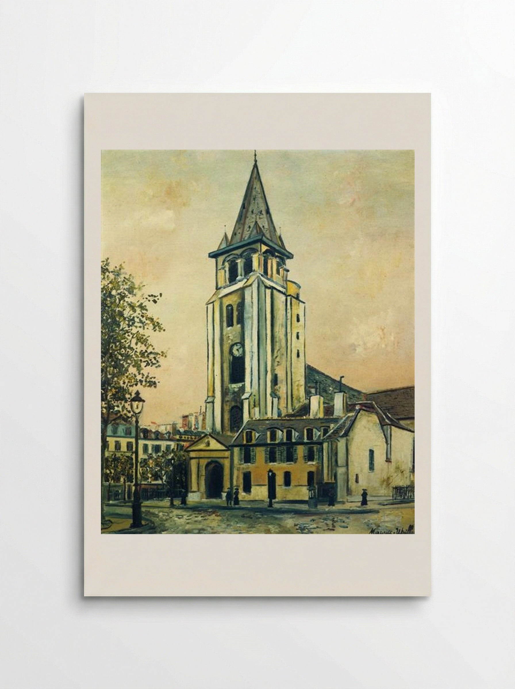 St. Germain Church - Maurice Utrillo - Poster