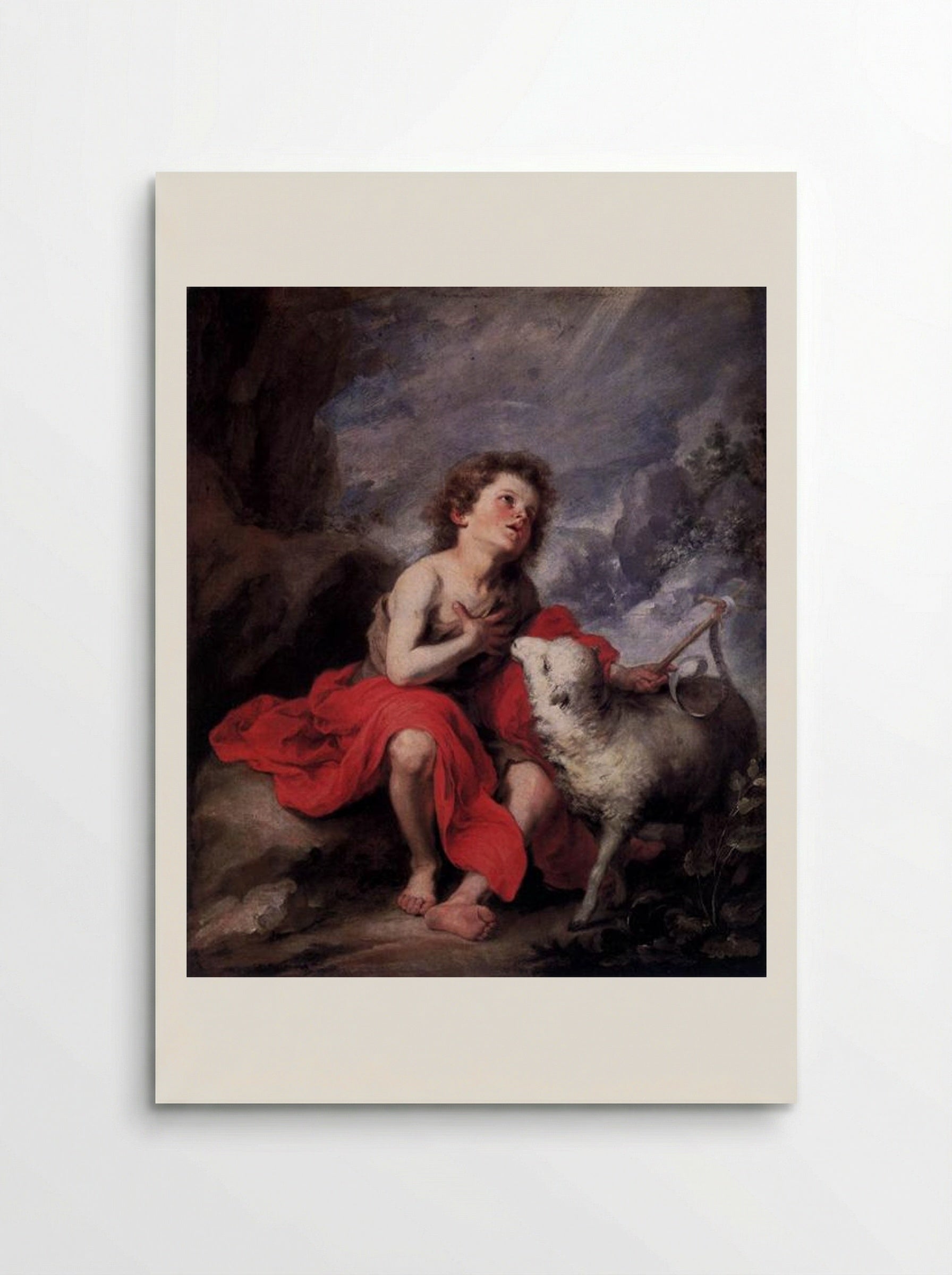 St. John the Baptist as a Child - Bartolomé Esteban Murillo - Poster