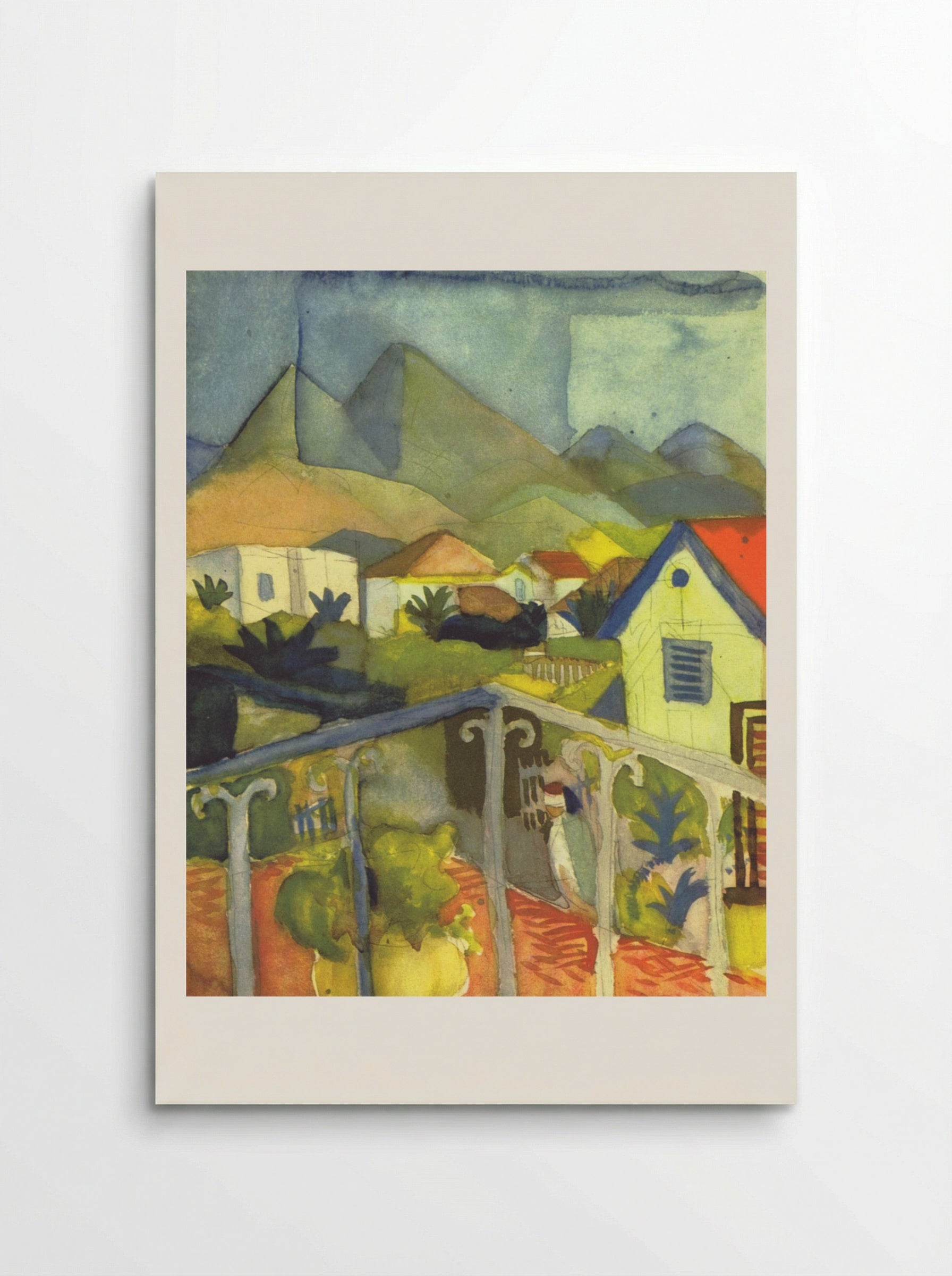 St. Germain near Tunis - August Macke - Poster