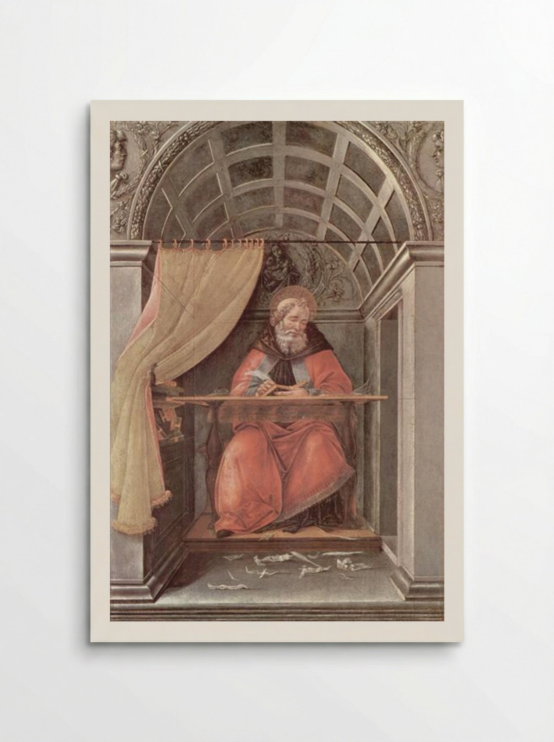 St. Augustine in his cell - Sandro Botticelli - Poster