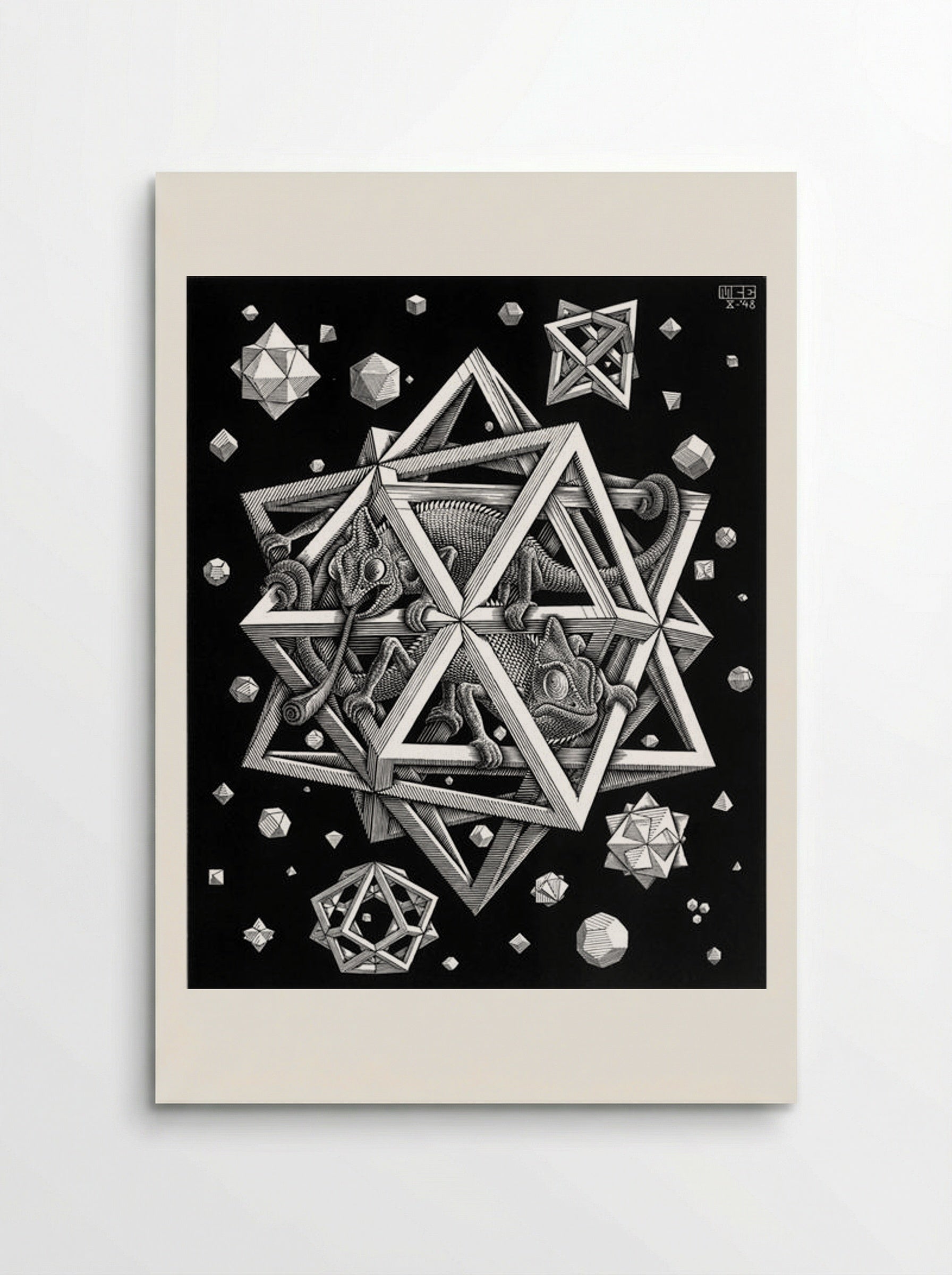 Stars - M.C. Escher - Poster