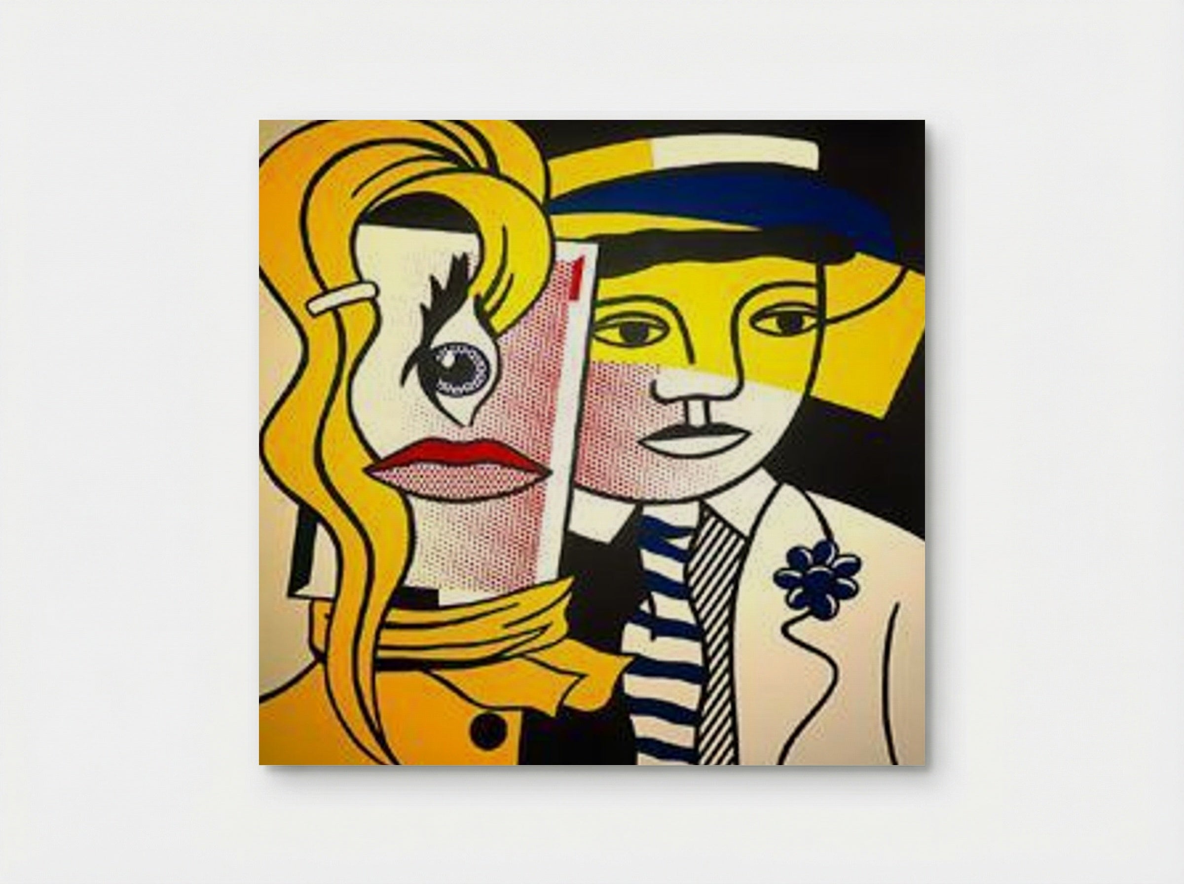 Stepping Out - Roy Lichtenstein - Poster