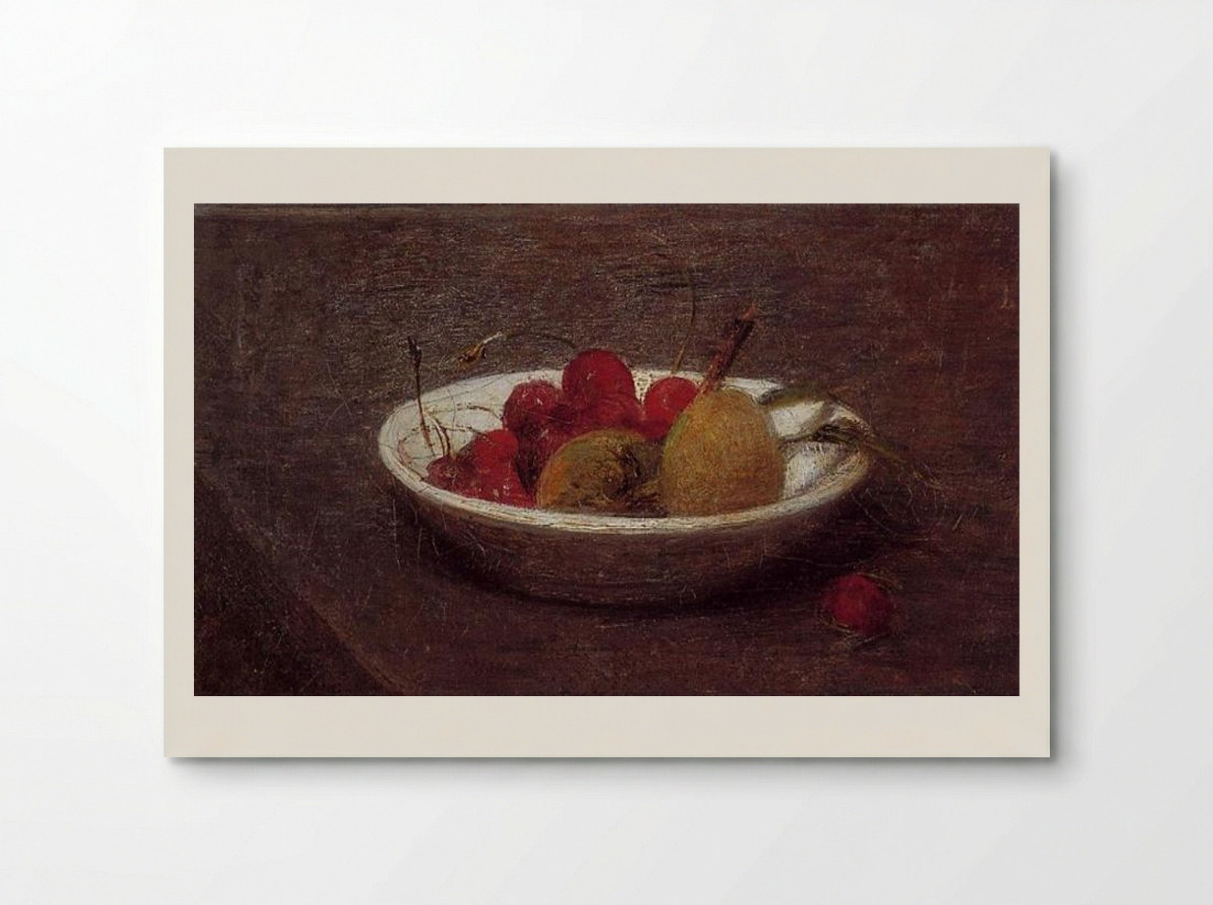 Still Life of Cherries and Almonds - Henri Fantin-Latour - Poster