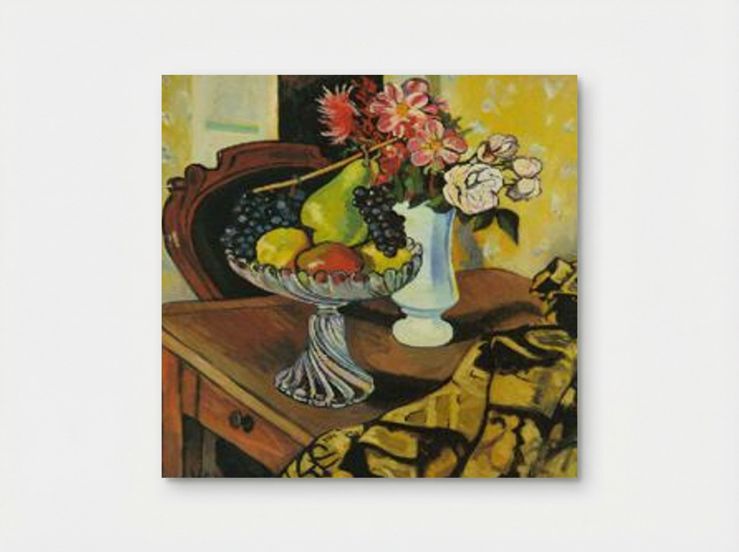 Still Life with Fruit and Flowers - Suzanne Valadon - Poster