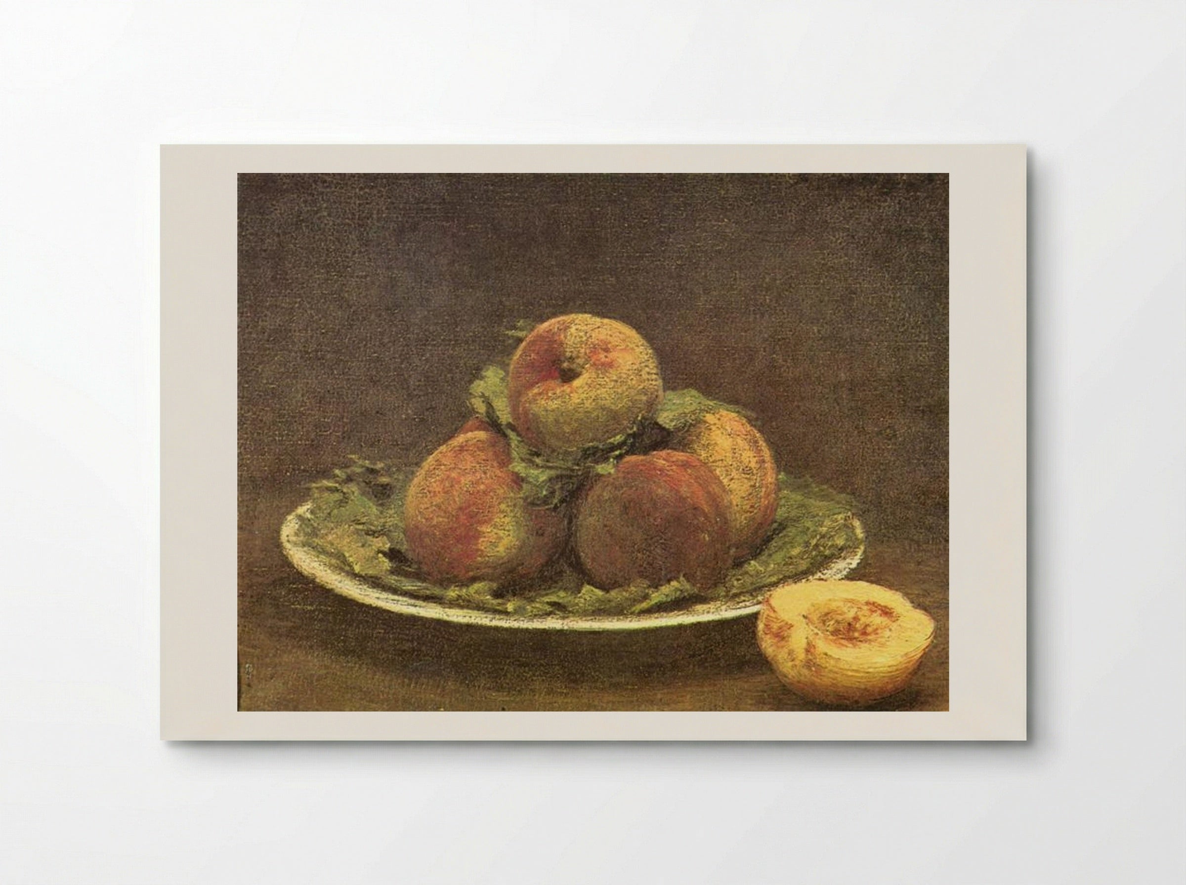 Still Life with Peaches - Henri Fantin-Latour - Poster