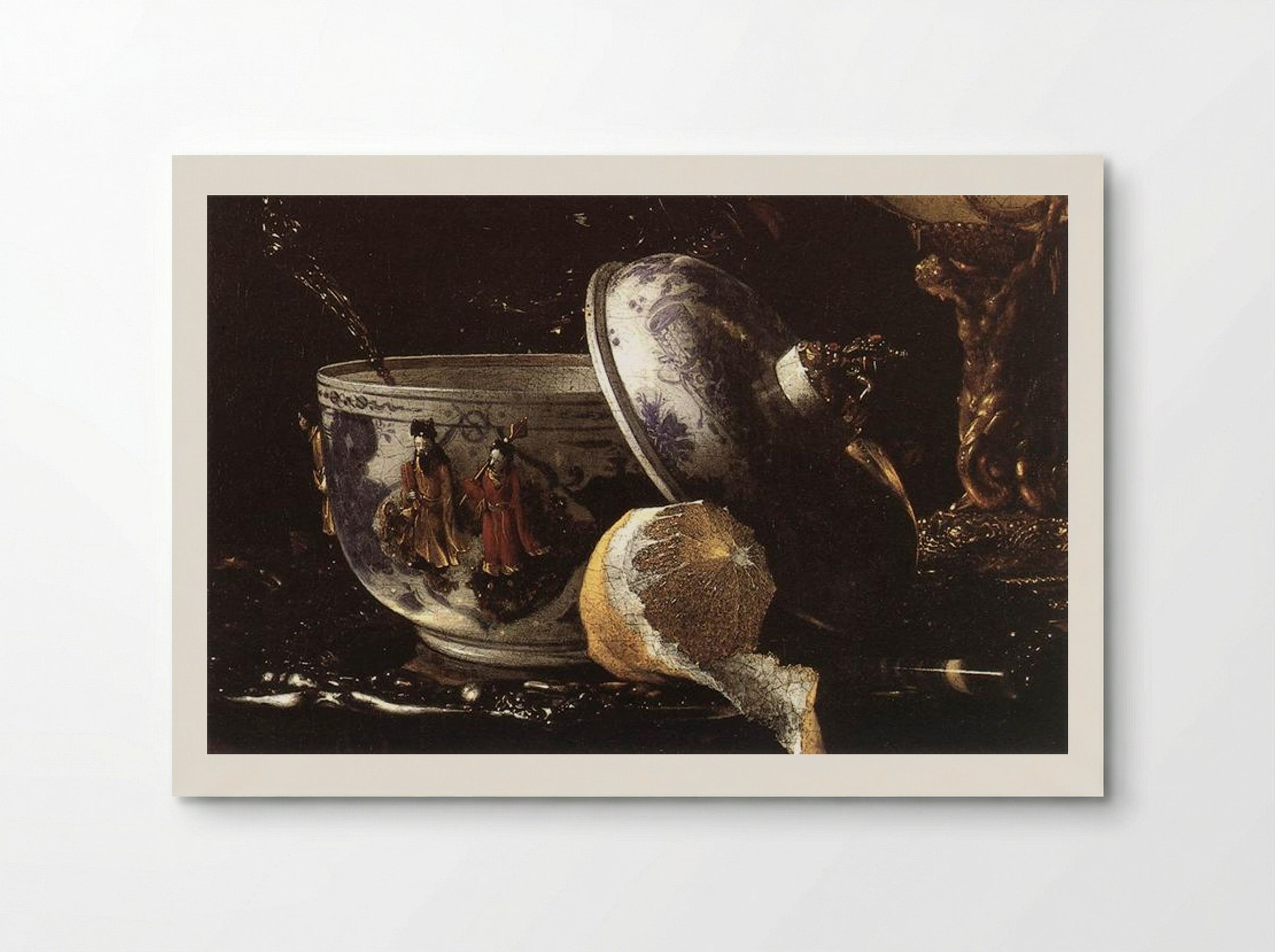 Still-Life with a Nautilus Cup (detail) - Willem Kalf - Poster