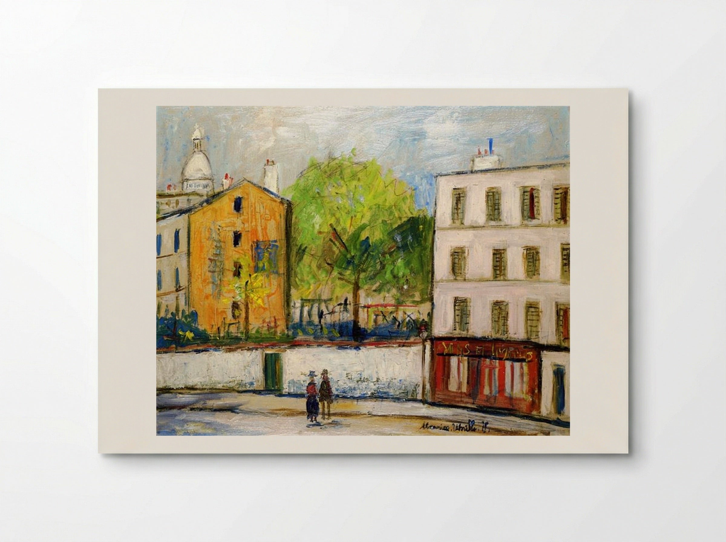 Street in Montmartre - Maurice Utrillo - Poster