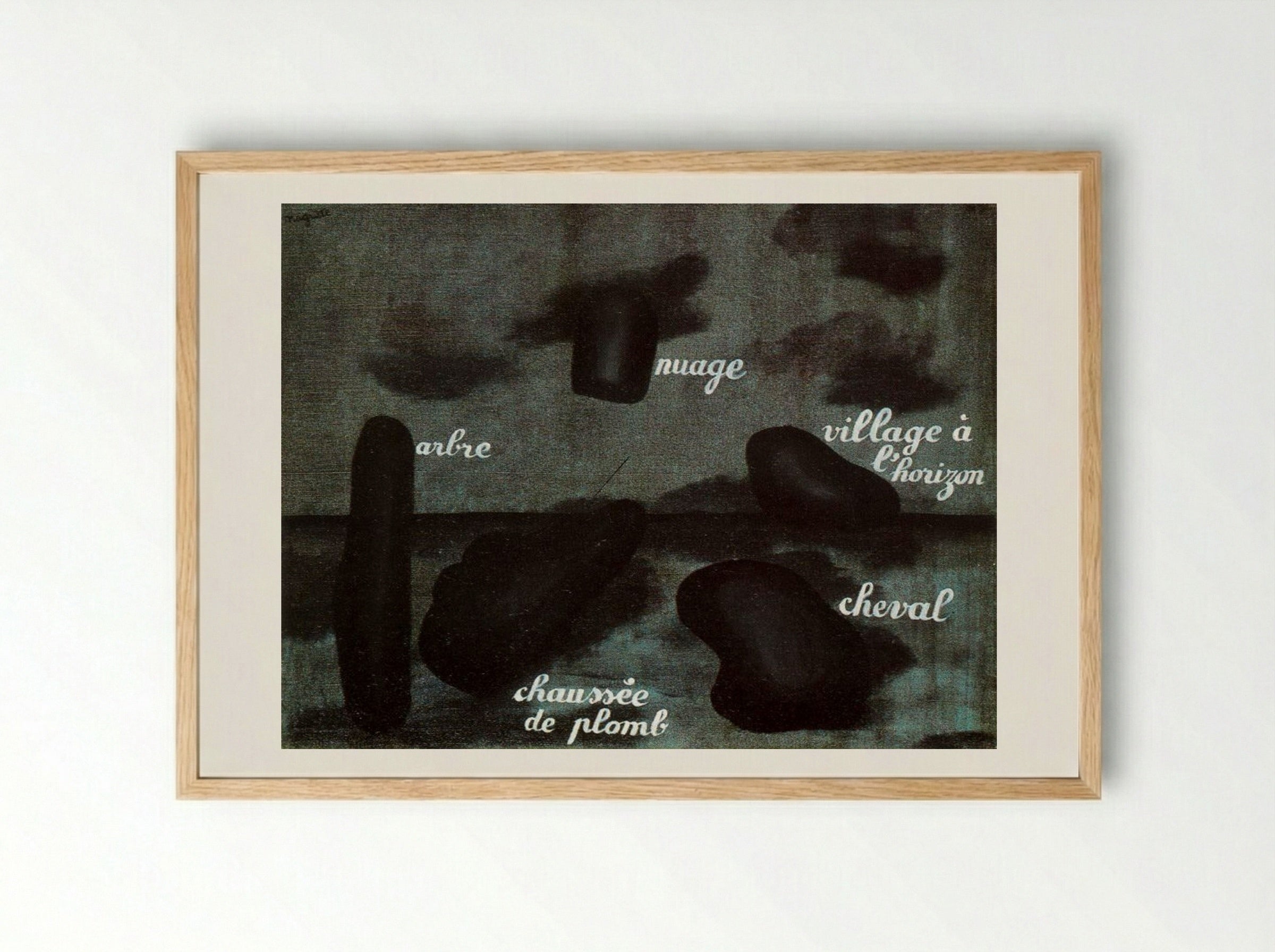 Swift Hope - René Magritte - Framed Print Wood