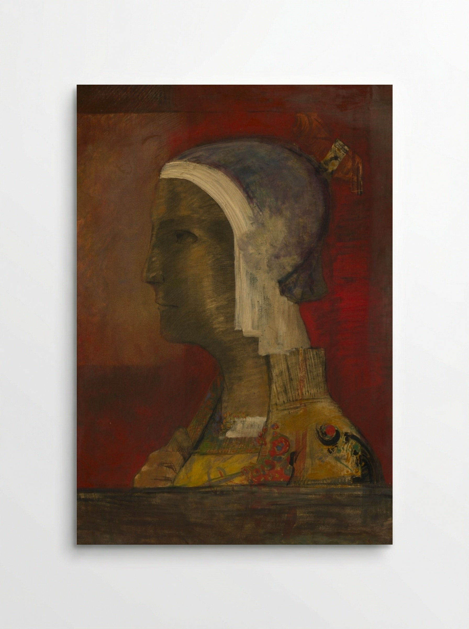 Symbolic Head - Odilon Redon - Poster