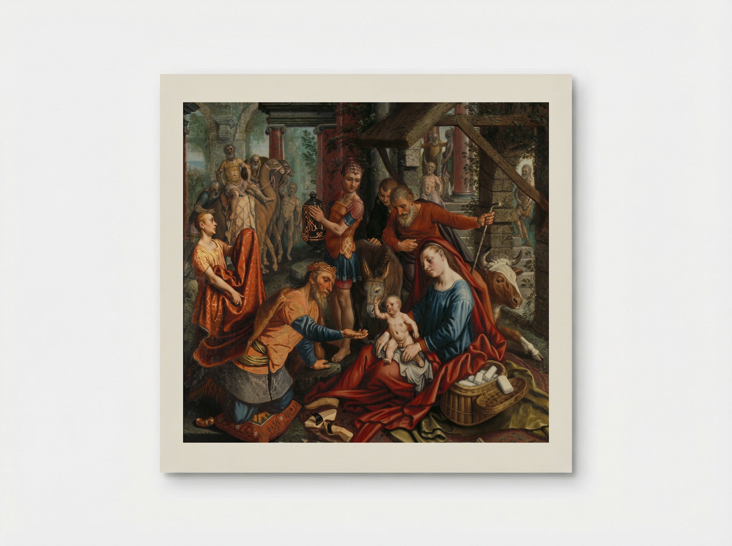 The Adoration of the Kings - Pieter Aertsen - Poster
