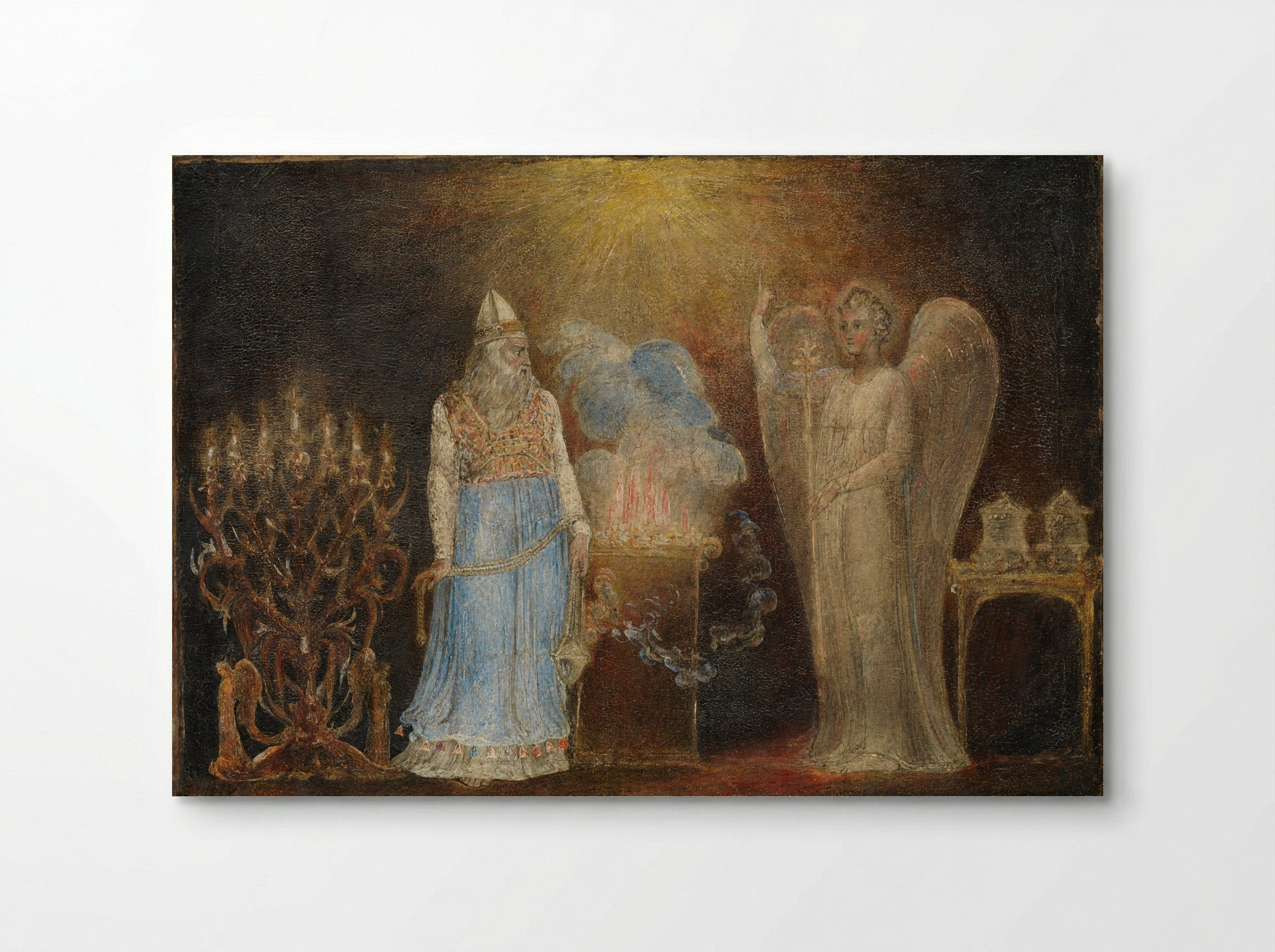 The Angel Appearing to Zacharias - William Blake - Poster