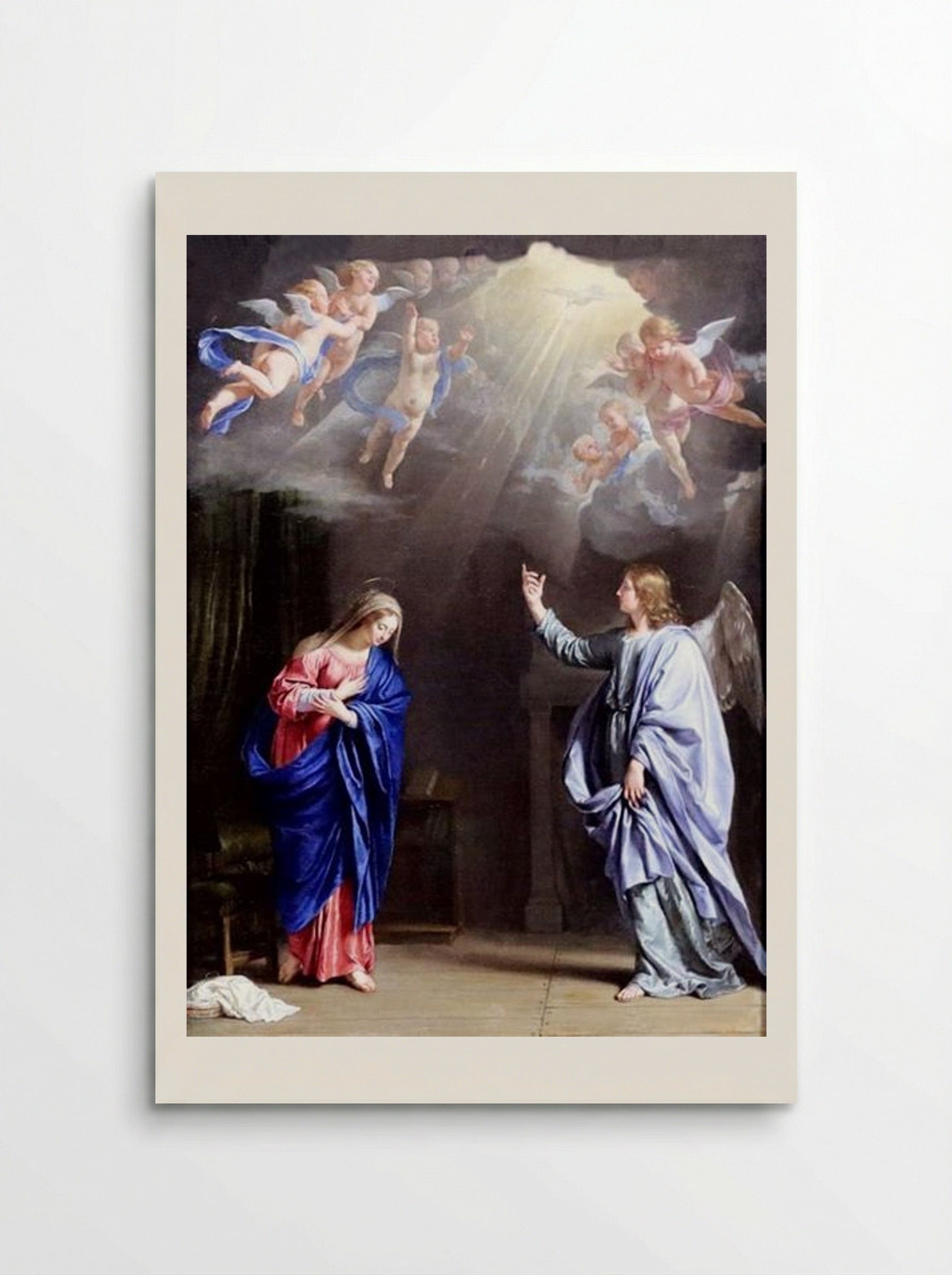 The Annunciation - Philippe de Champaigne - Poster