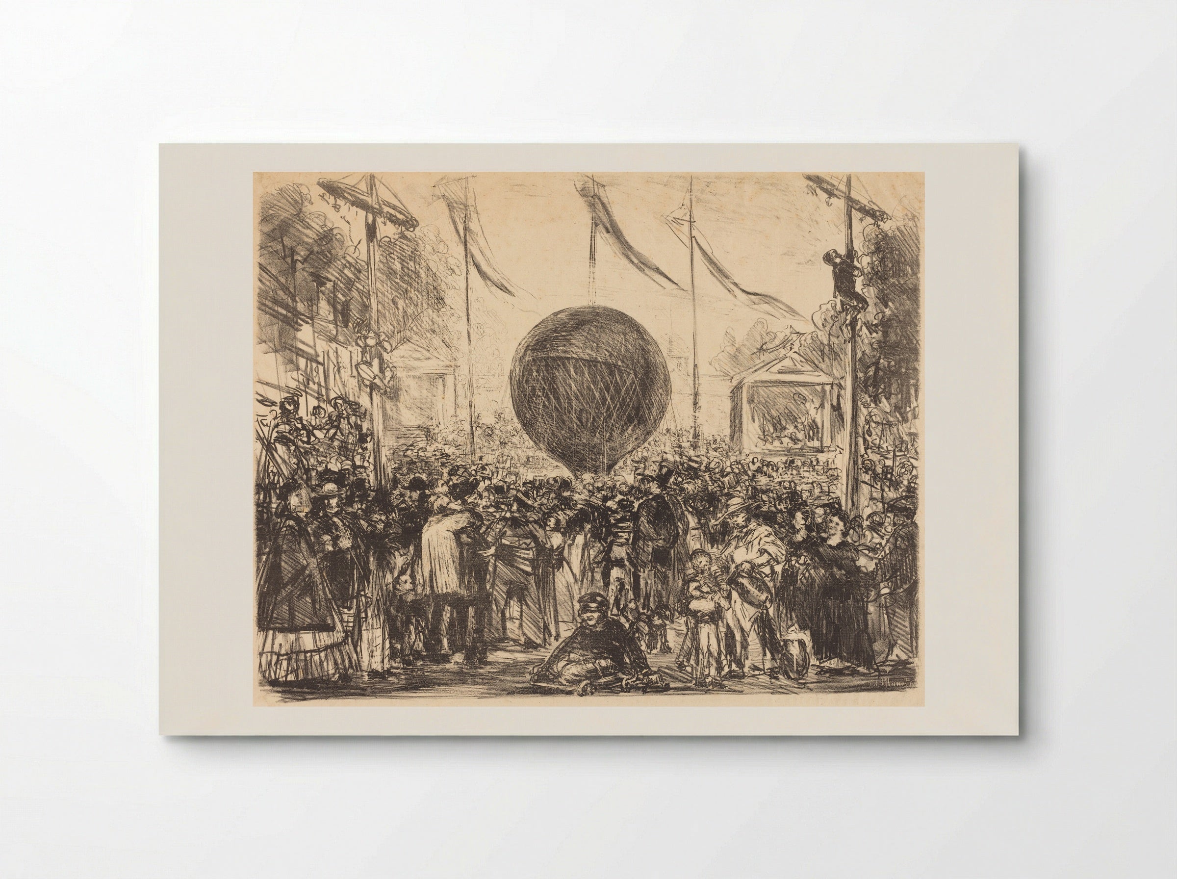 The Balloon - Edouard Manet - Poster