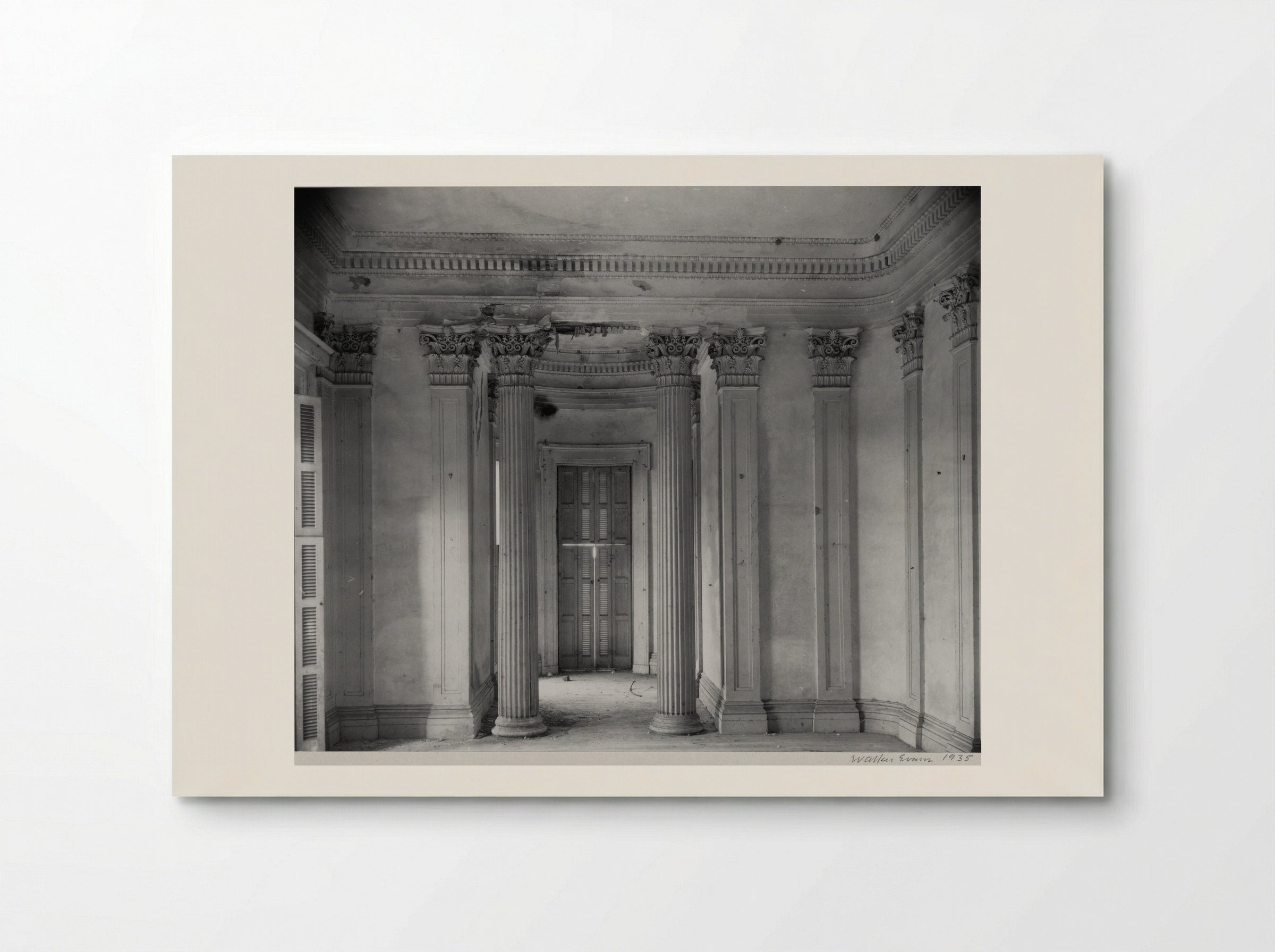 The Breakfast Room, Belle Grove Plantation, Louisiana - Walker Evans - Poster