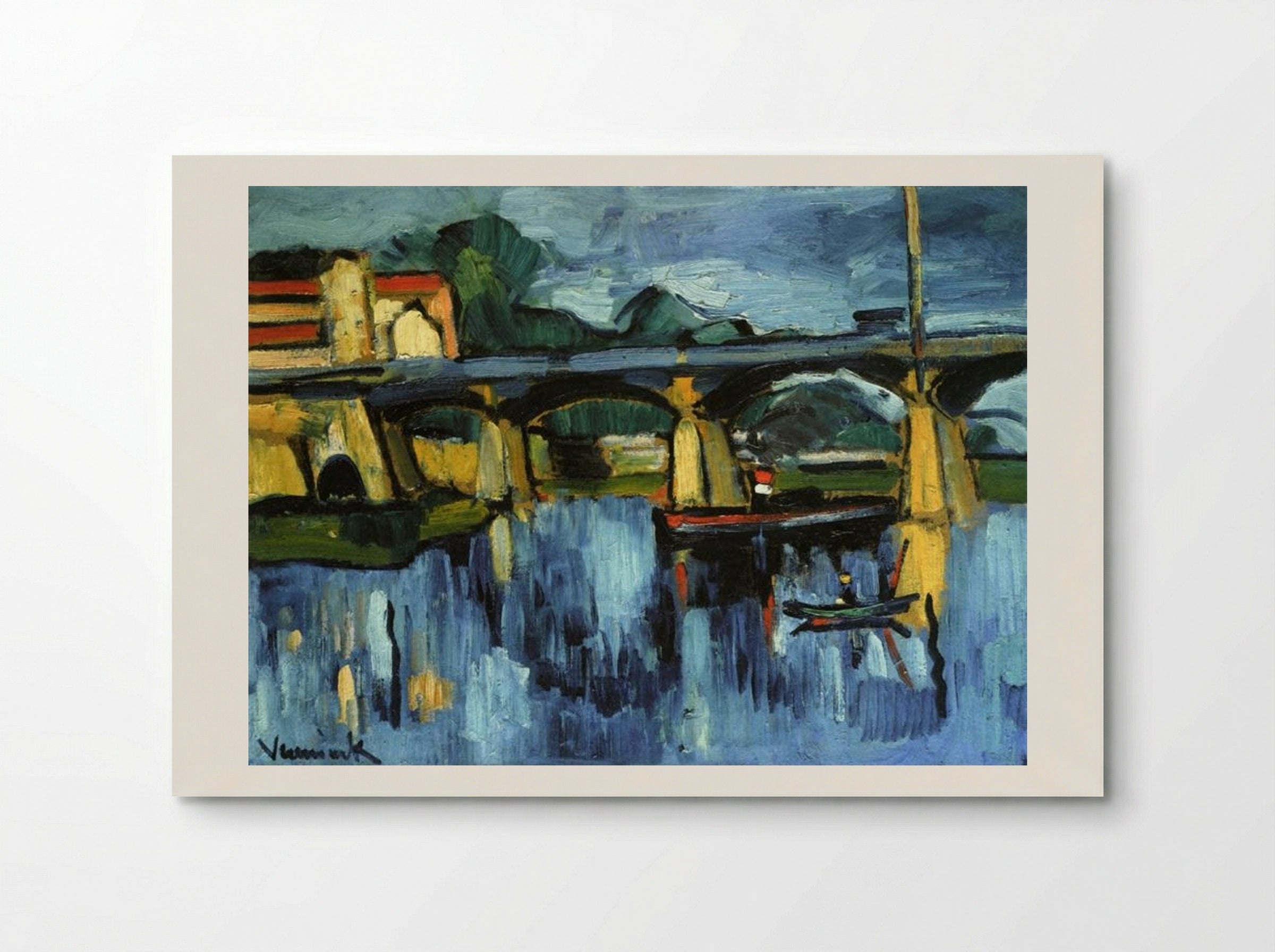 The Bridge at Chatou - Maurice de Vlaminck - Poster