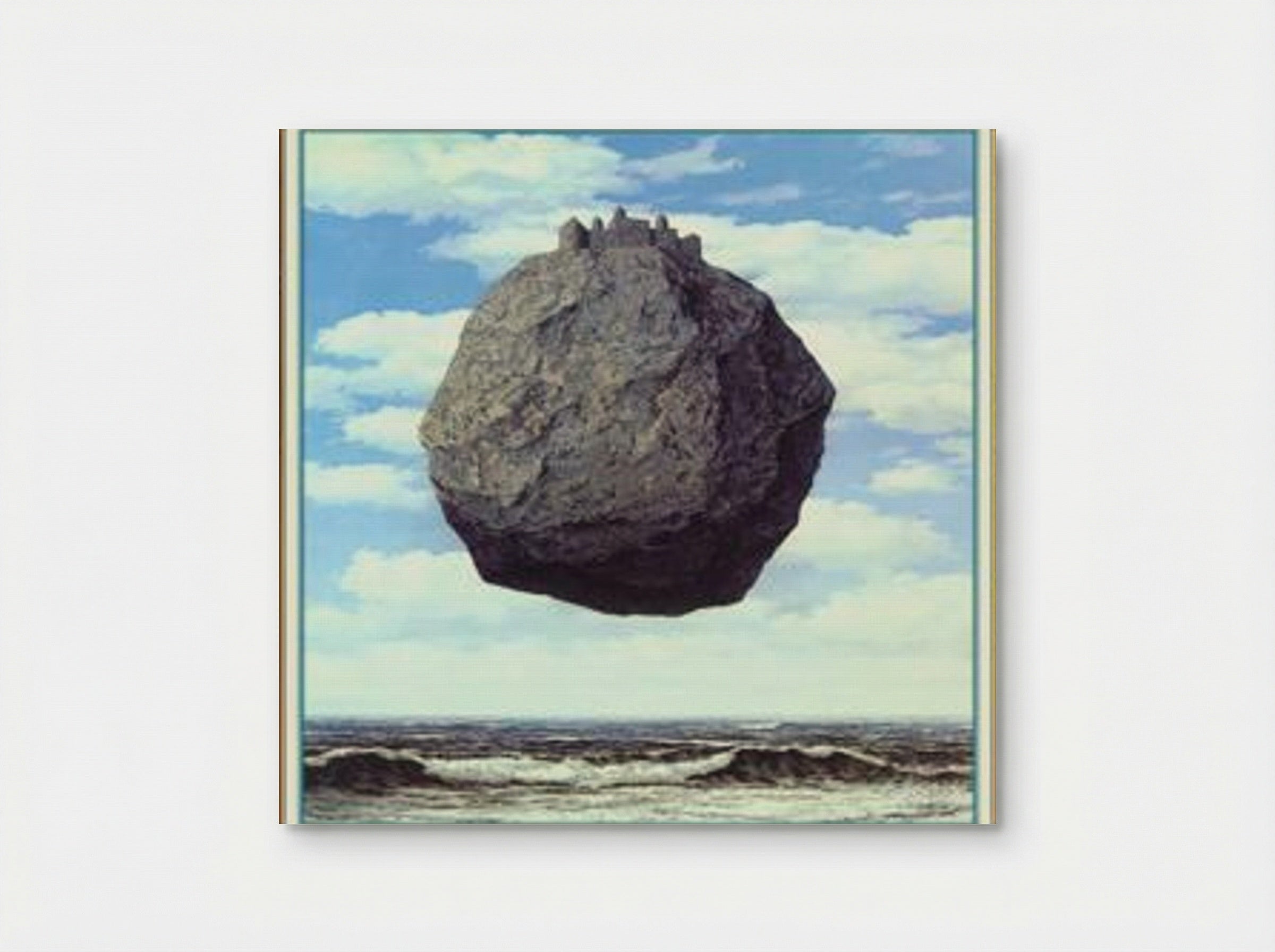 The Castle of the Pyrenees - René Magritte - Poster