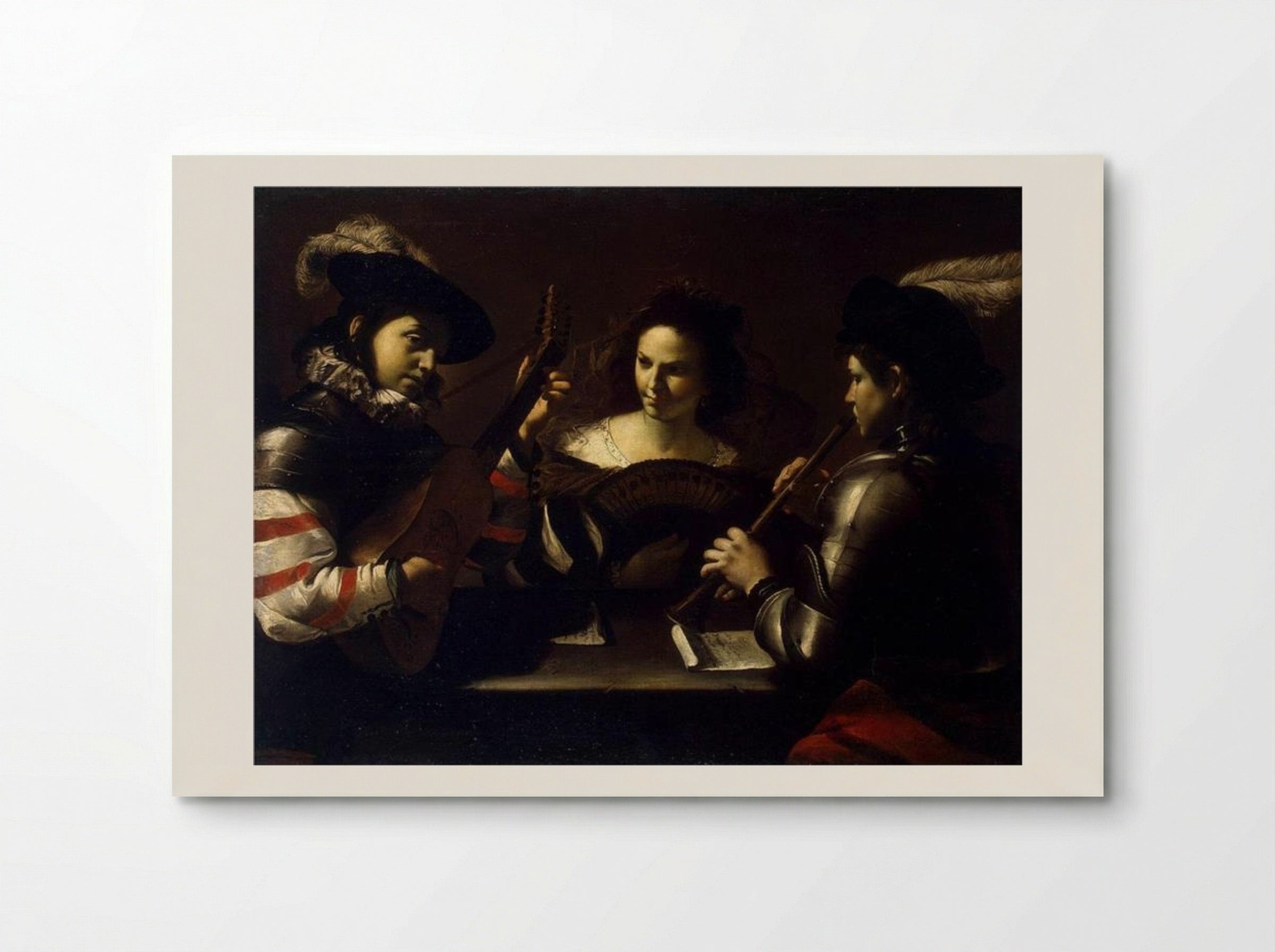The Concert - Mattia Preti - Poster