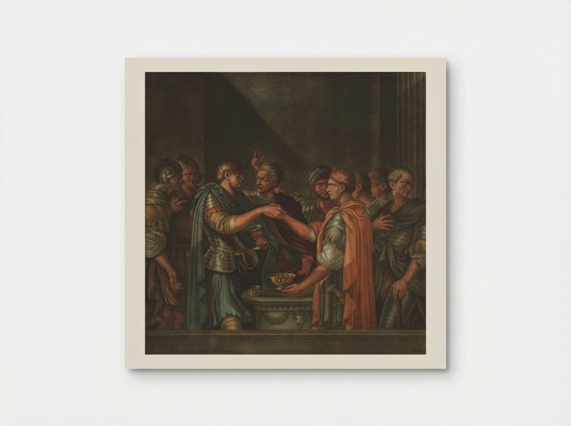 The Conspiracy of Catiline - Édouard Gautier d'Agoty - Poster