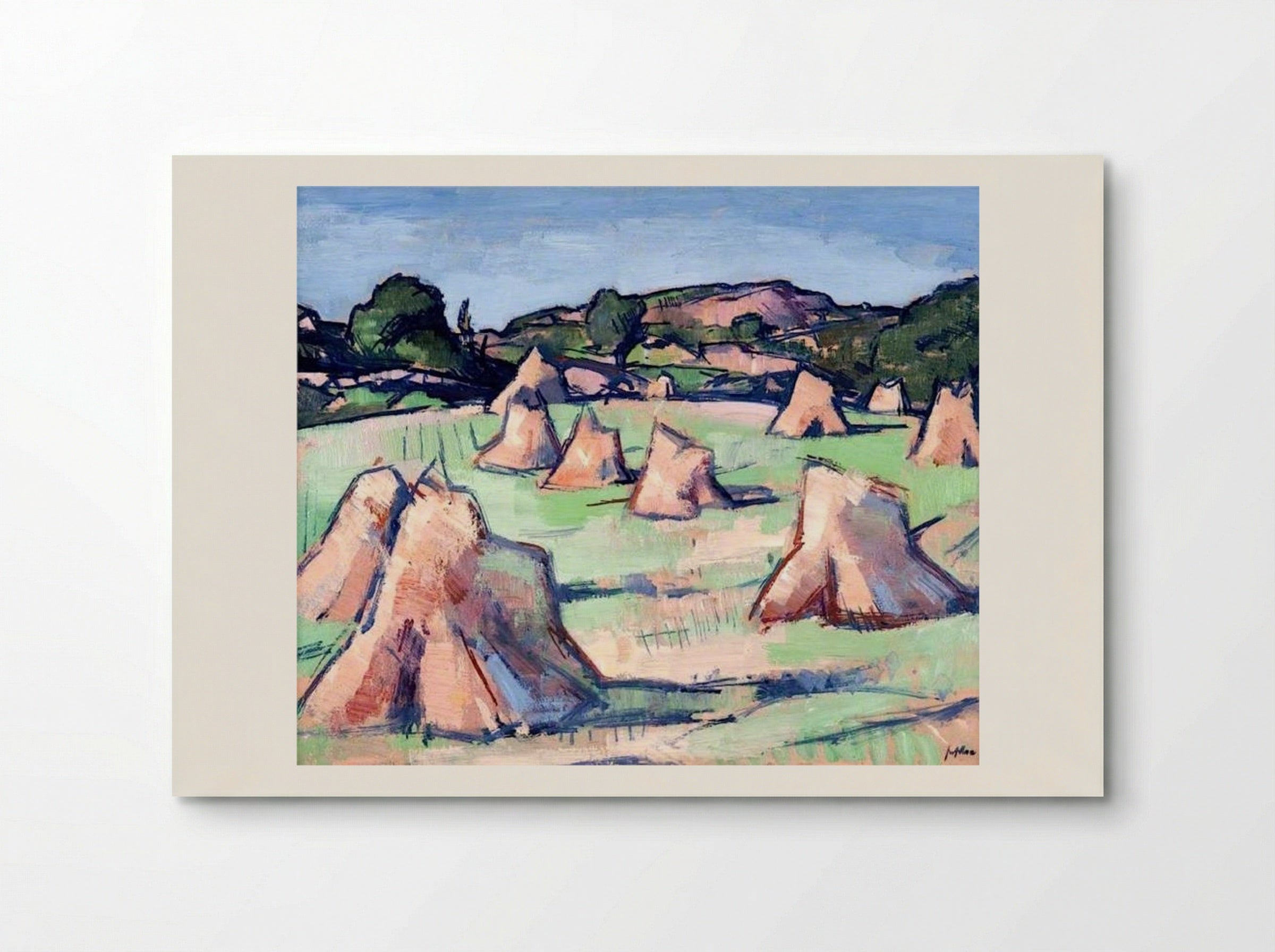 The Cornfield, Douglas Hall - Samuel Peploe - Poster