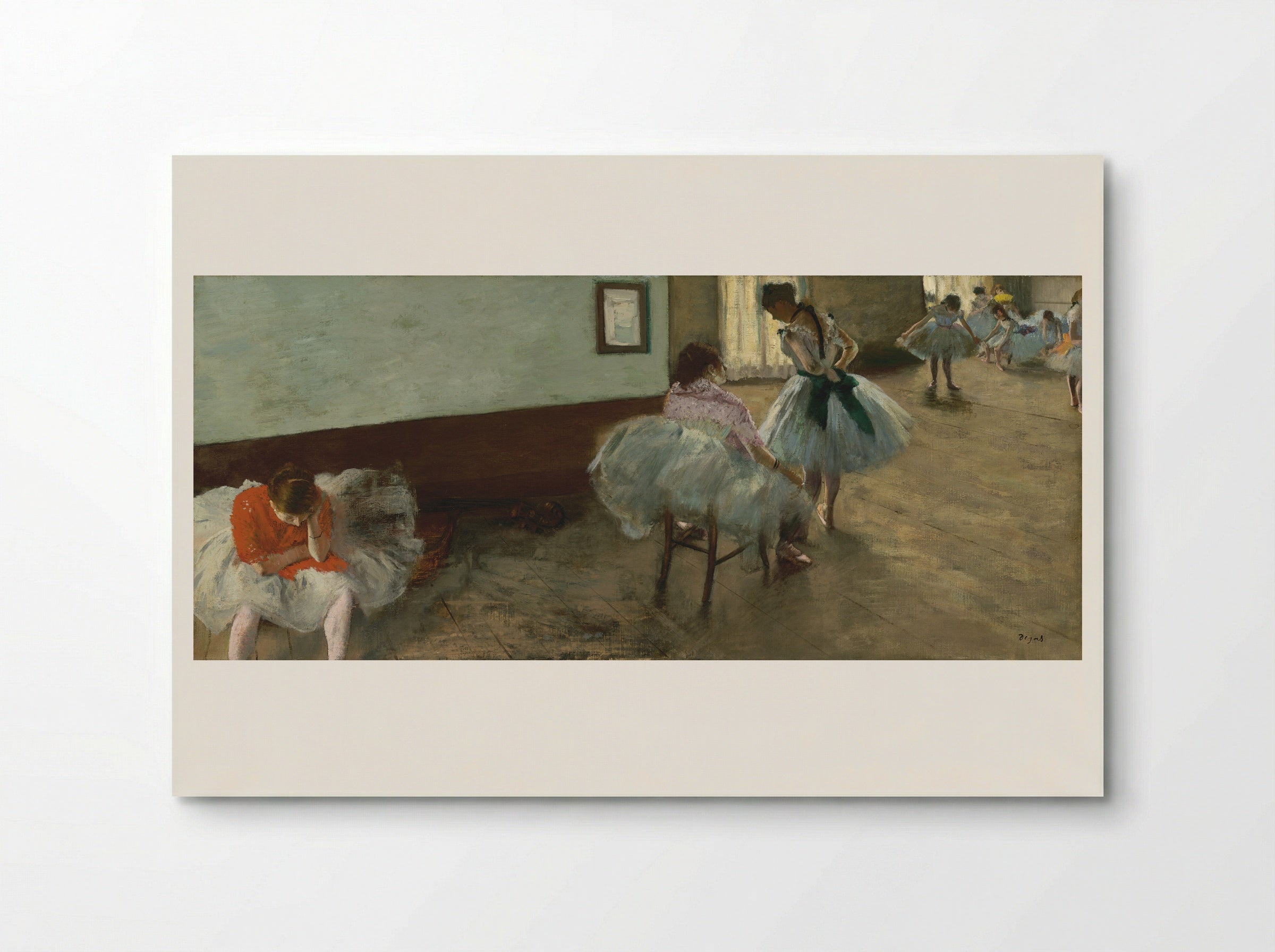 The Dance Lesson - Edgar Degas - Poster