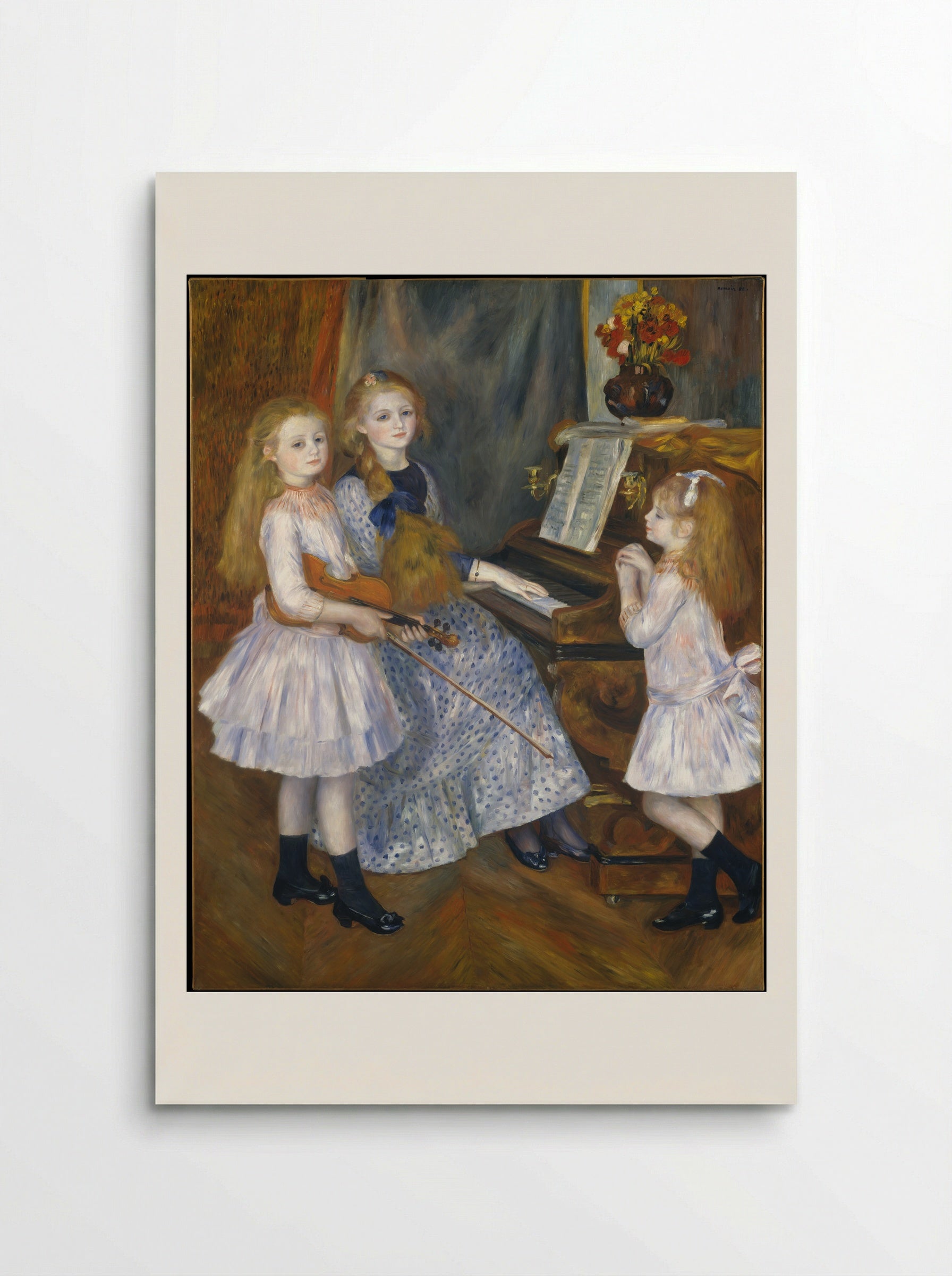 The Daughters of Catulle Mendès - Auguste Renoir - Poster