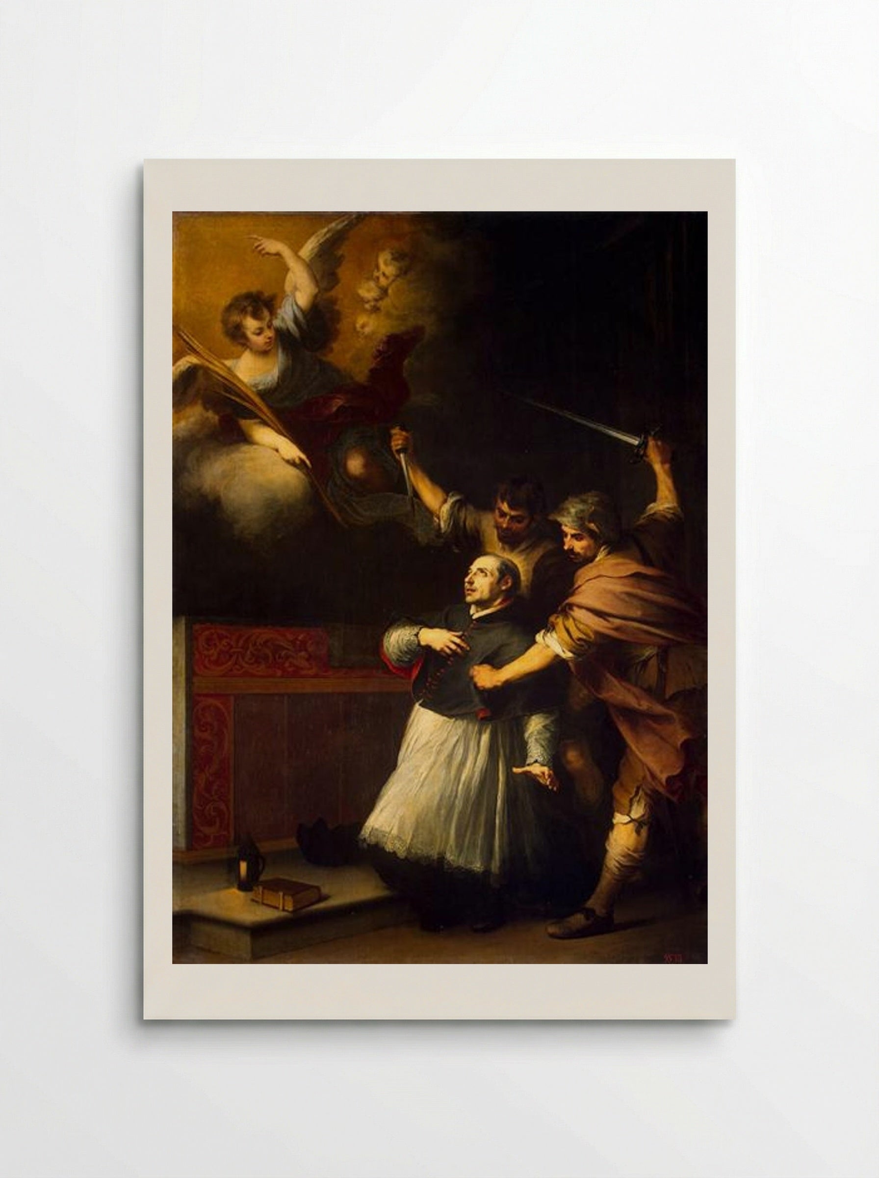 The Death of Saint Peter Martyr - Bartolomé Esteban Murillo - Poster