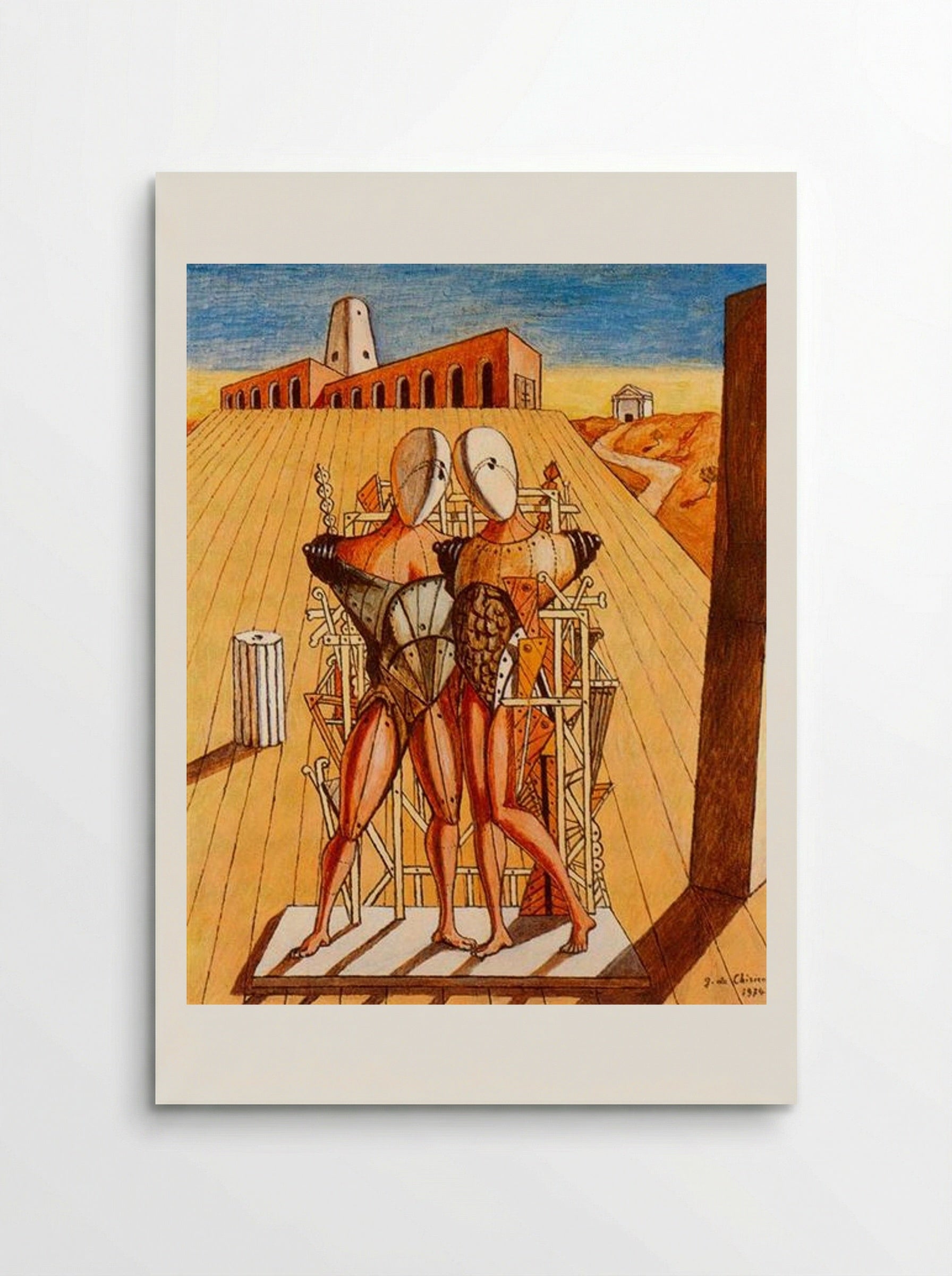 The Dioscuri - Giorgio de Chirico - Poster