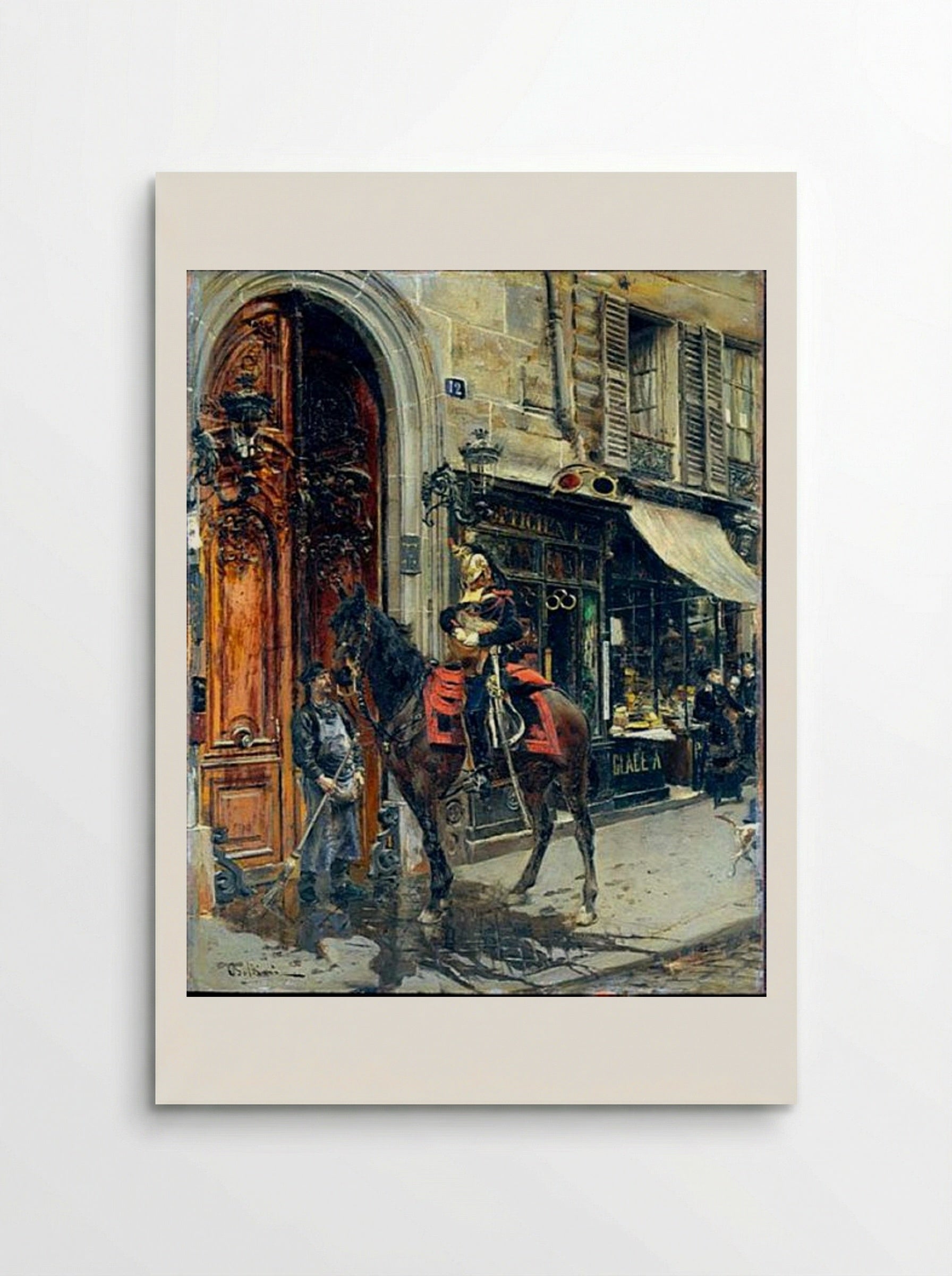 The Dispatch Bearer - Giovanni Boldini - Poster