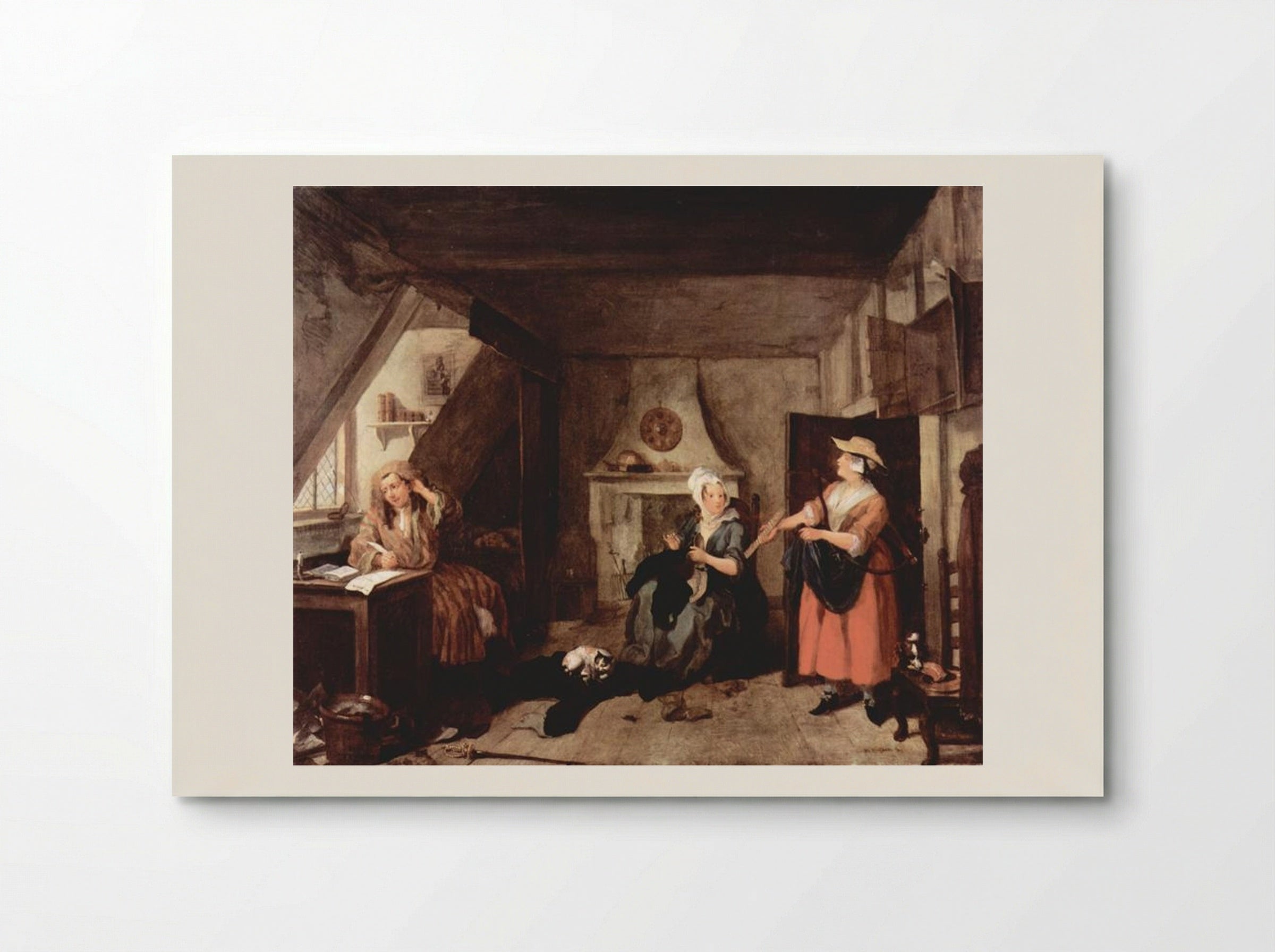 The Distrest Poet - William Hogarth - Poster