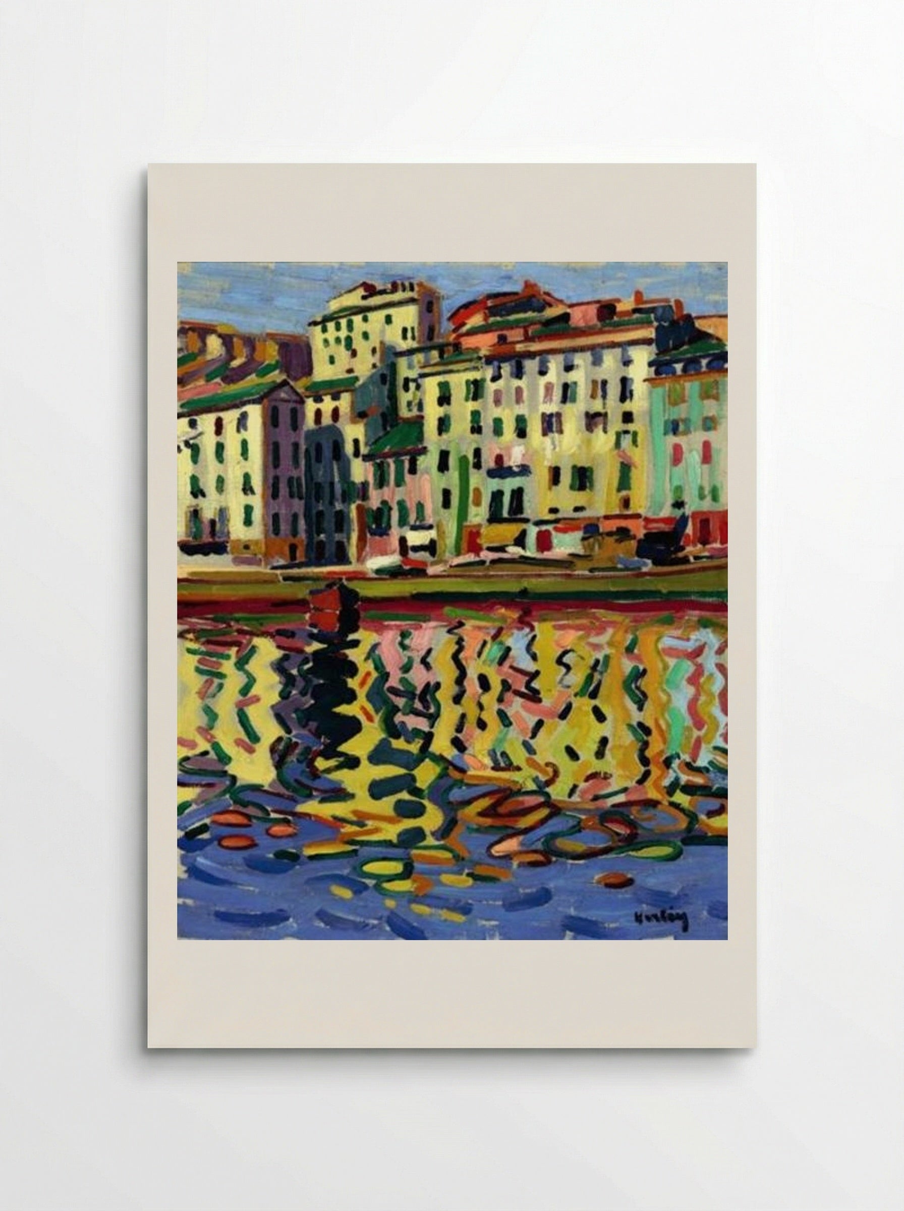 The Docks of the Port of Bastia - Auguste Herbin - Poster