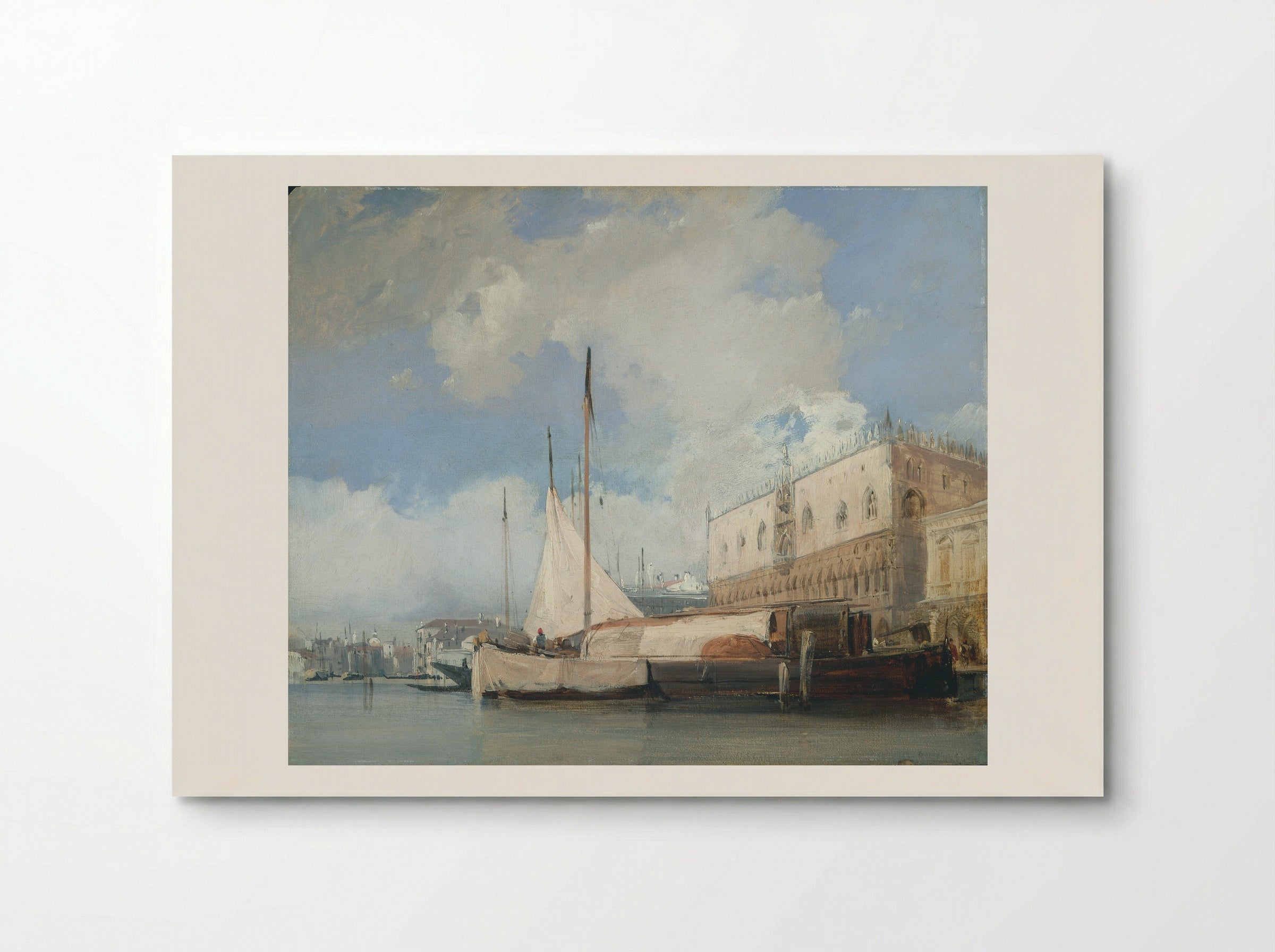 The Doge's Palace, Venice - Richard Parkes Bonington - Poster