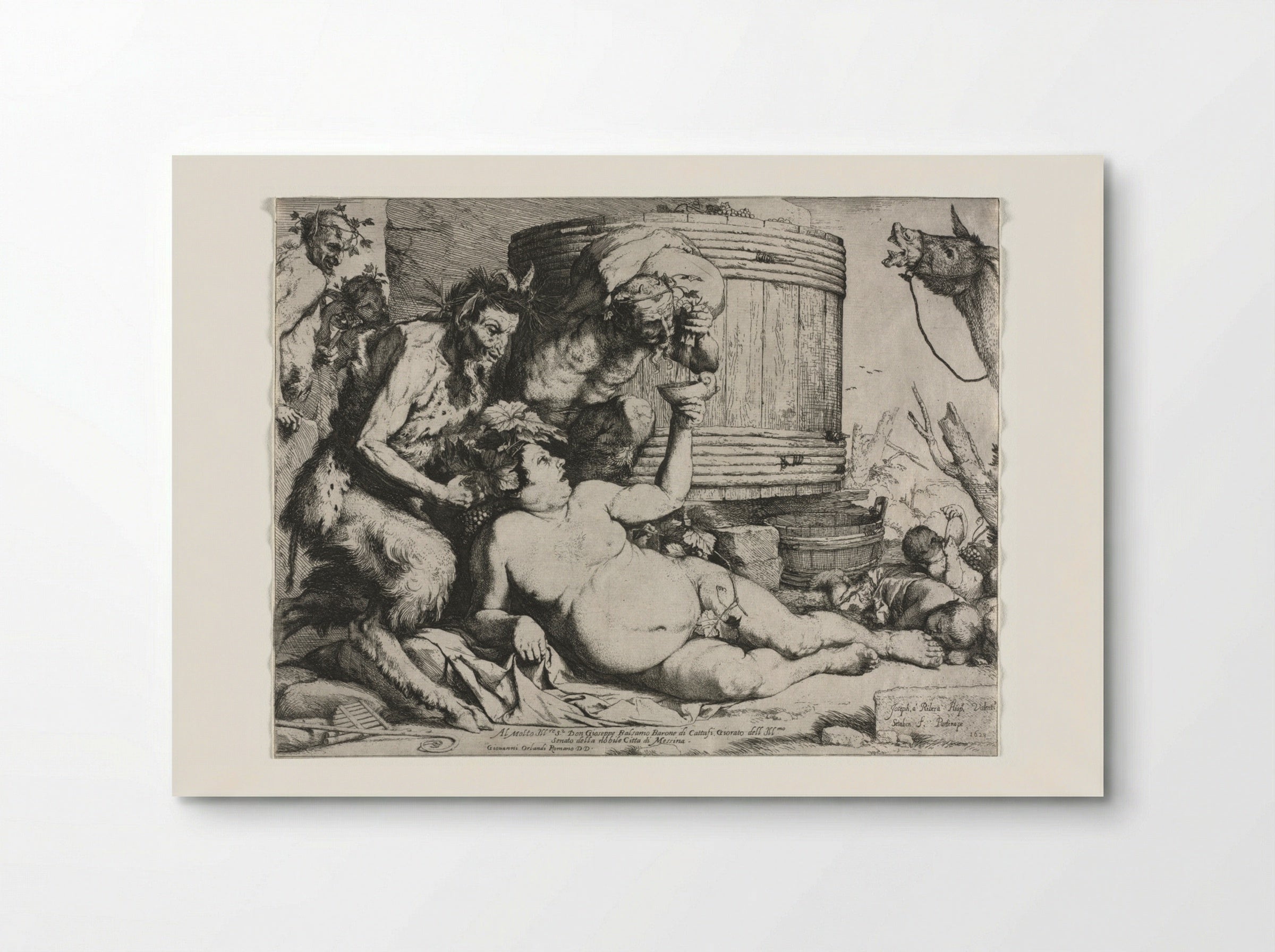The Drunken Silenus - Jusepe de Ribera - Poster