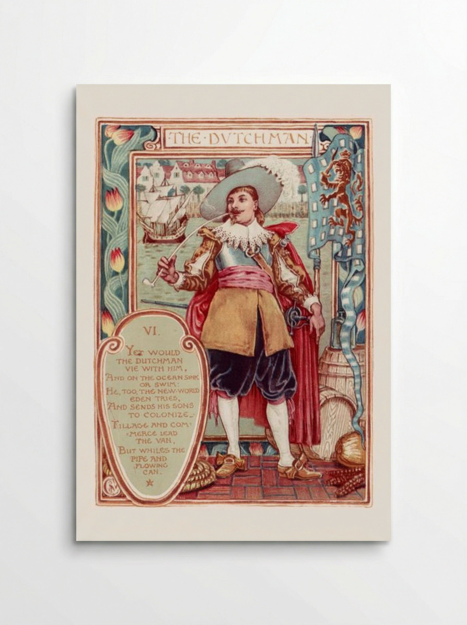 The Dutchman - Walter Crane - Poster