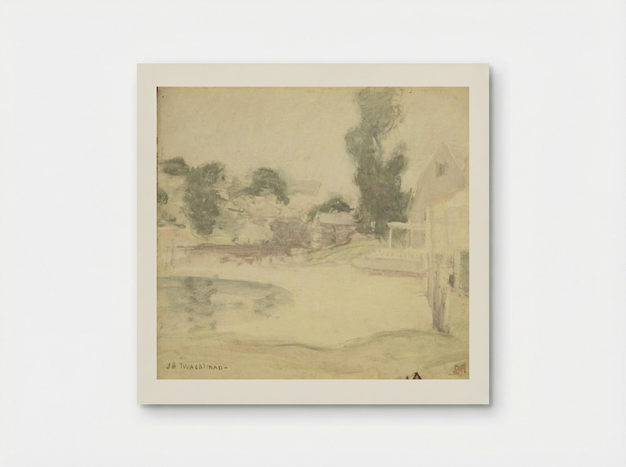 The End of the Rain - John Henry Twachtman - Poster